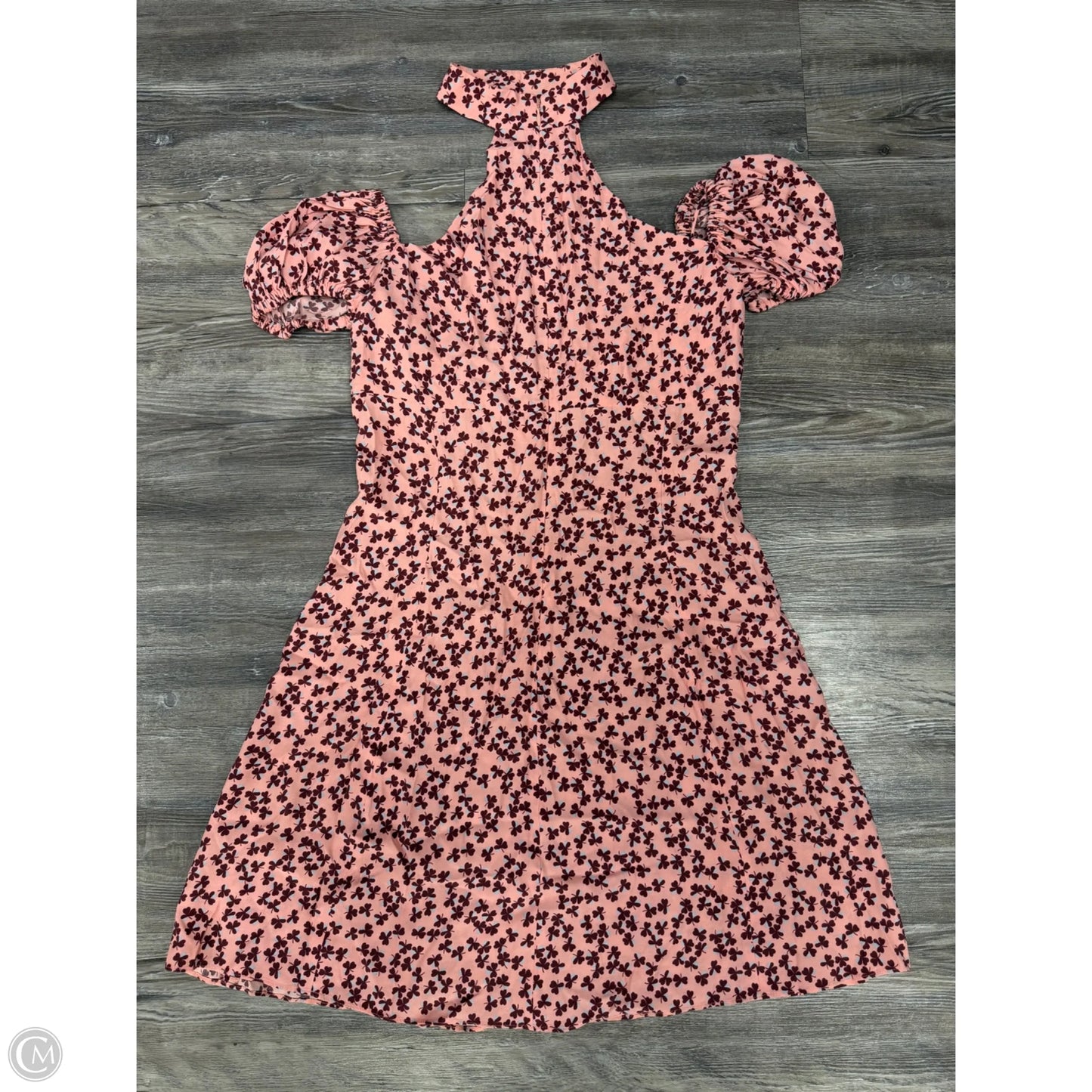 Dress Casual Short By Alexie In Pink & Red, Size: S