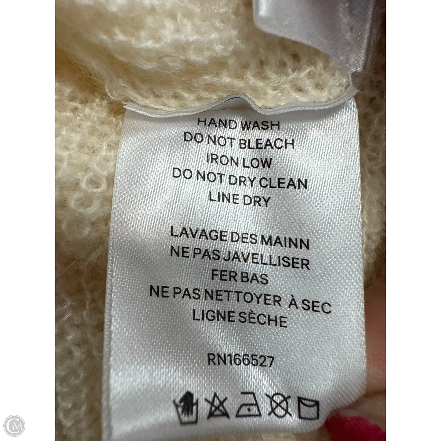 Sweater By Guizio In Cream, Size: S