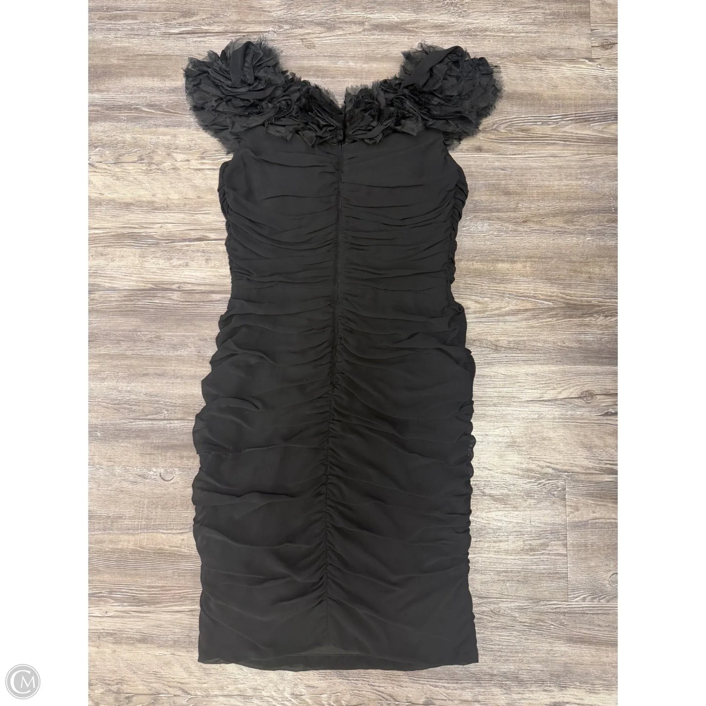 Dress Party Short By Tadashi Shoji In Black, Size: 6