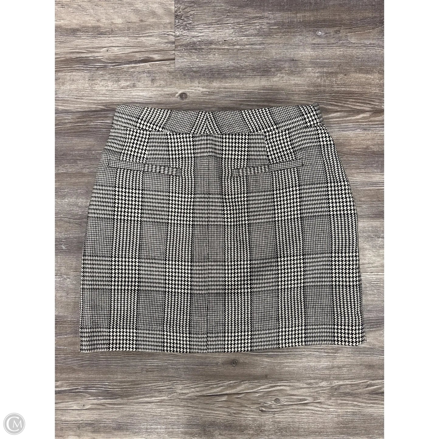 Skirt Mini & Short By Lauren By Ralph Lauren In Black & White, Size: 4