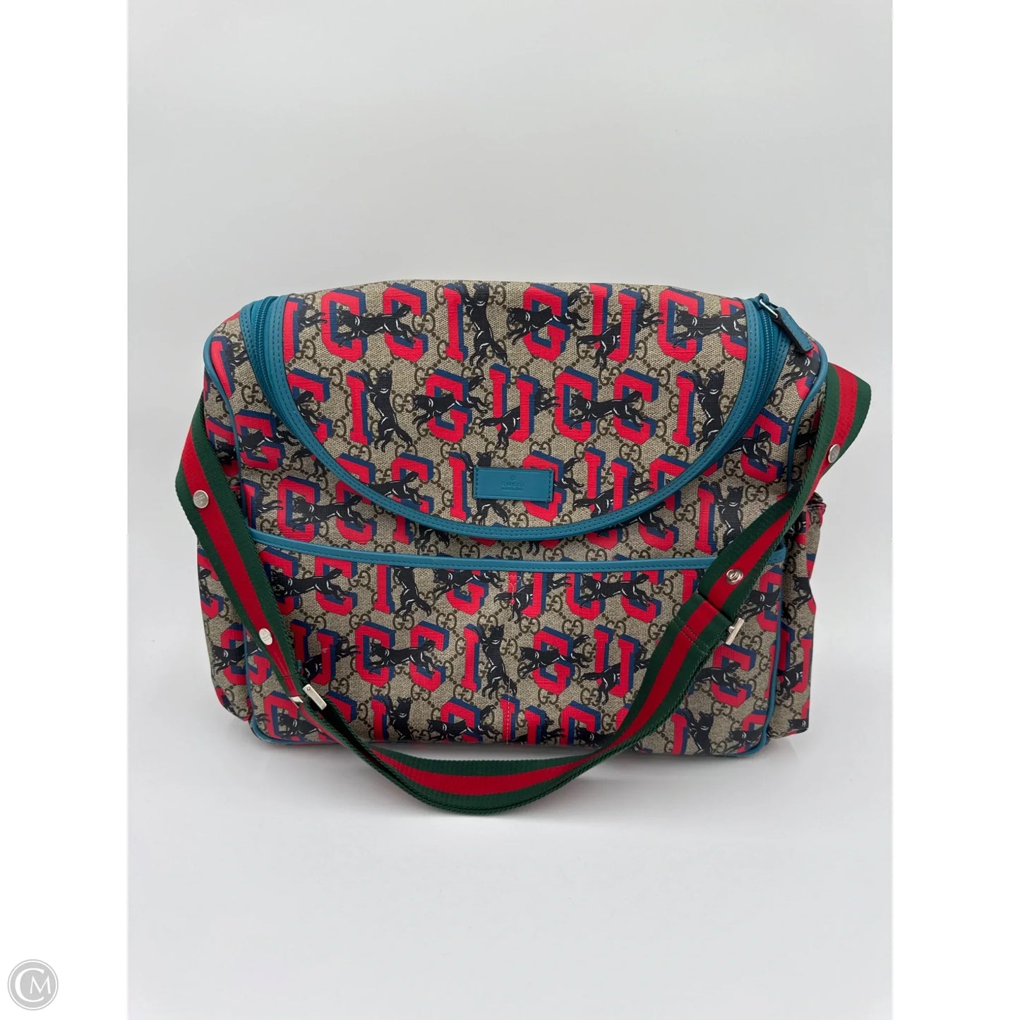 Diaper Bag Luxury Designer By Gucci, Size: Large