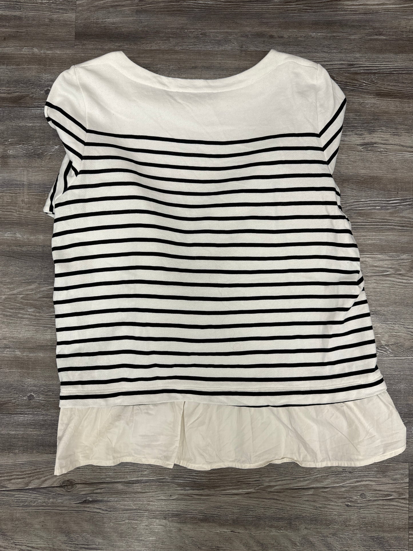 Top Long Sleeve By Loft In Striped Pattern, Size: Xl