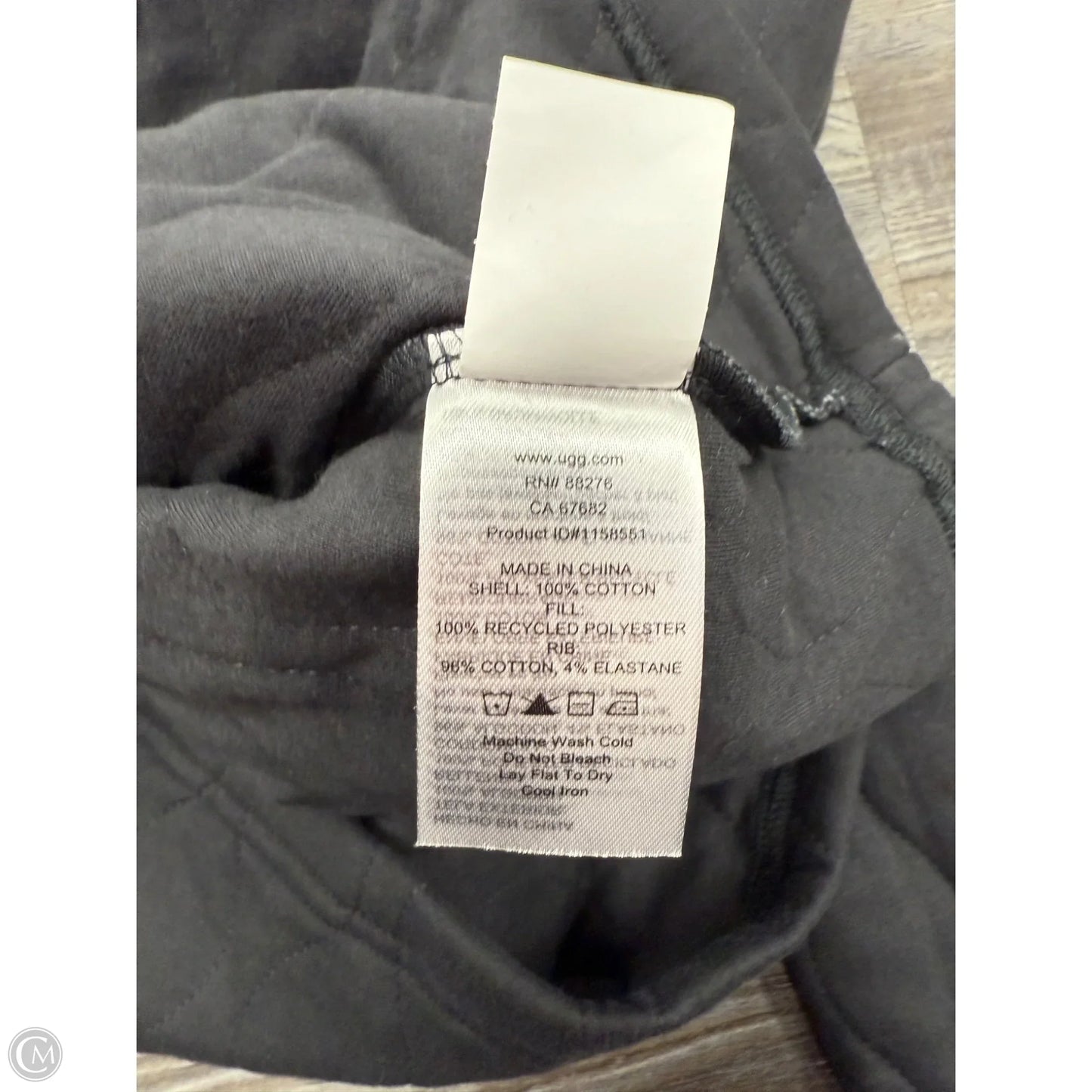 Sweatshirt Collar By Ugg In Grey, Size: S