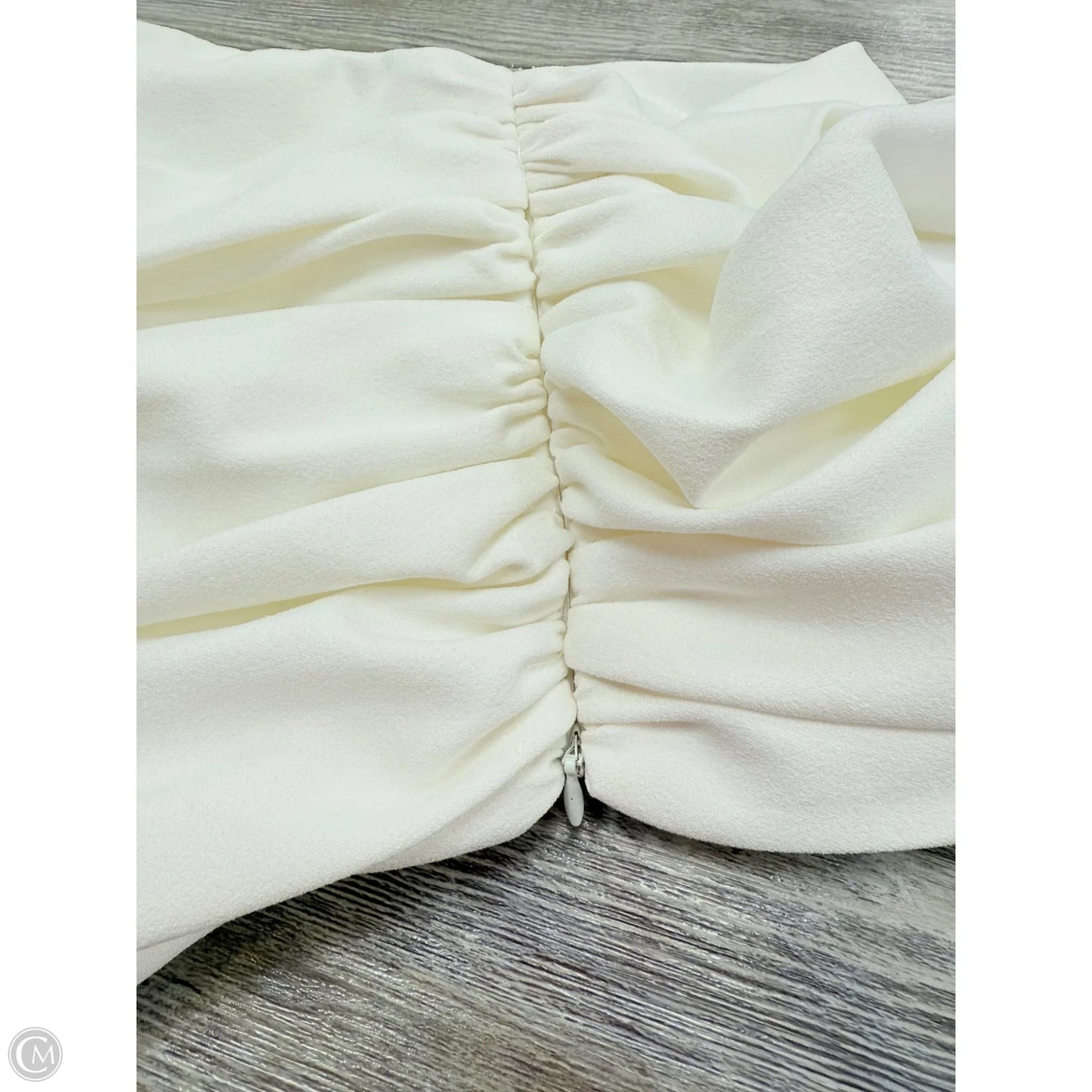 Top Sleeveless By Zara In White, Size: L