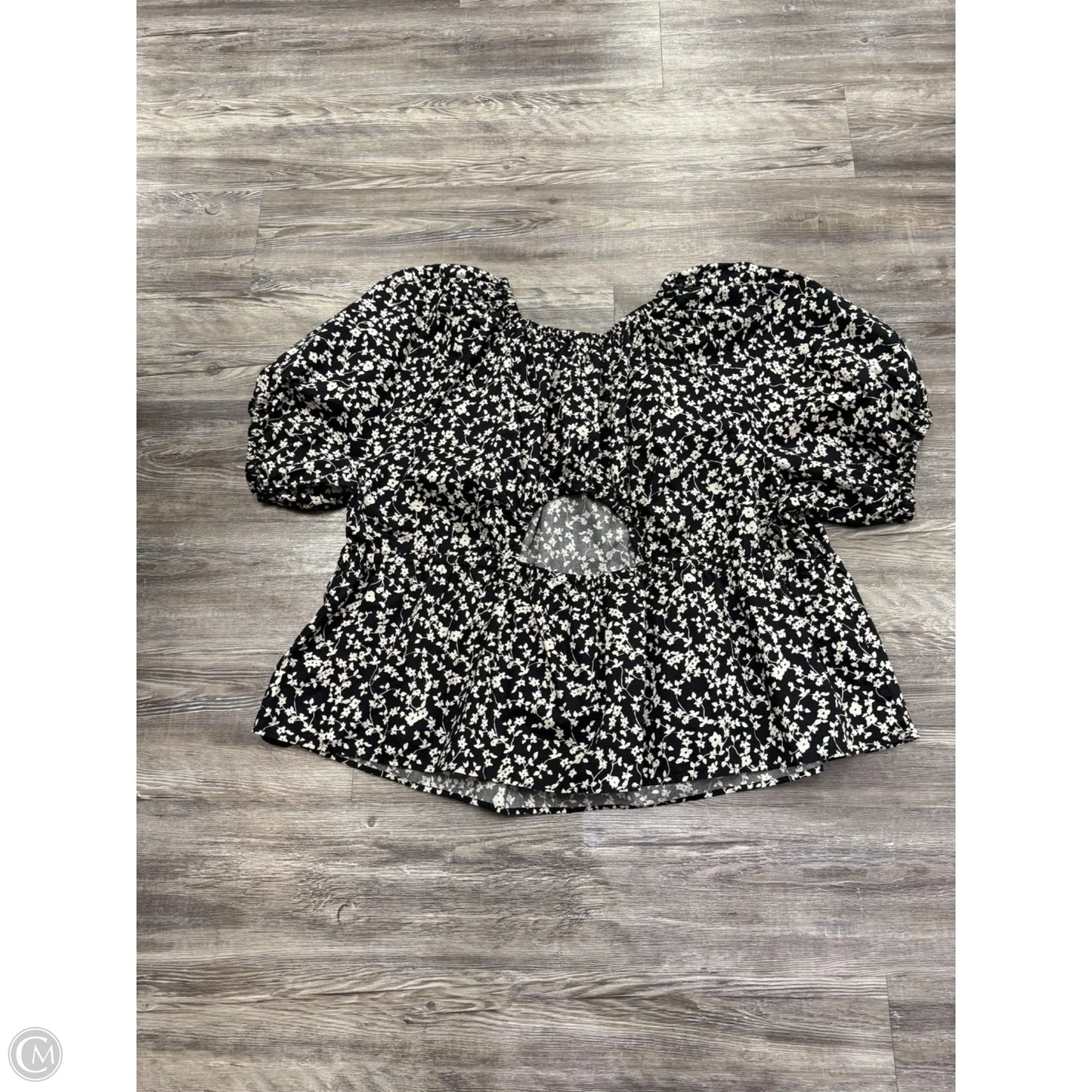Top Short Sleeve By Old Navy In Floral Print, Size: 4x
