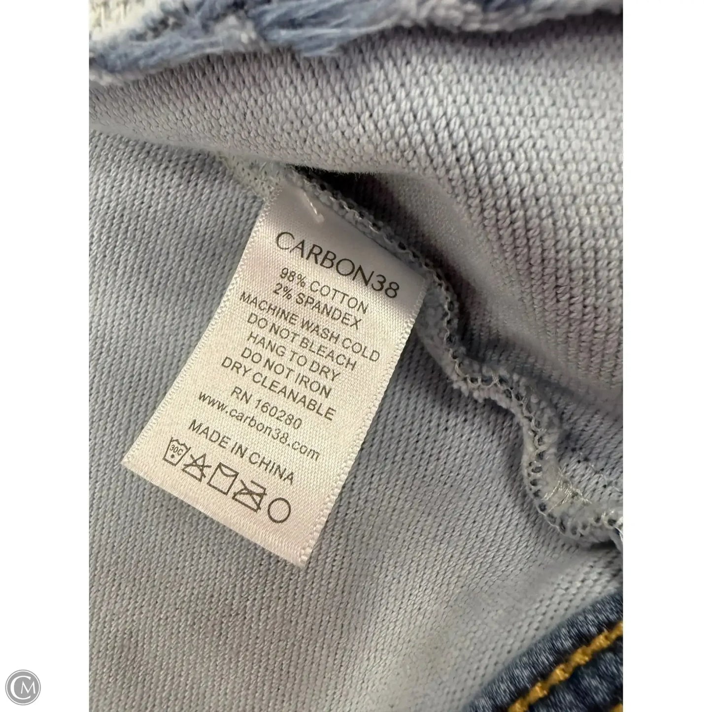 Jacket Denim By Cmc In Blue Denim, Size: M