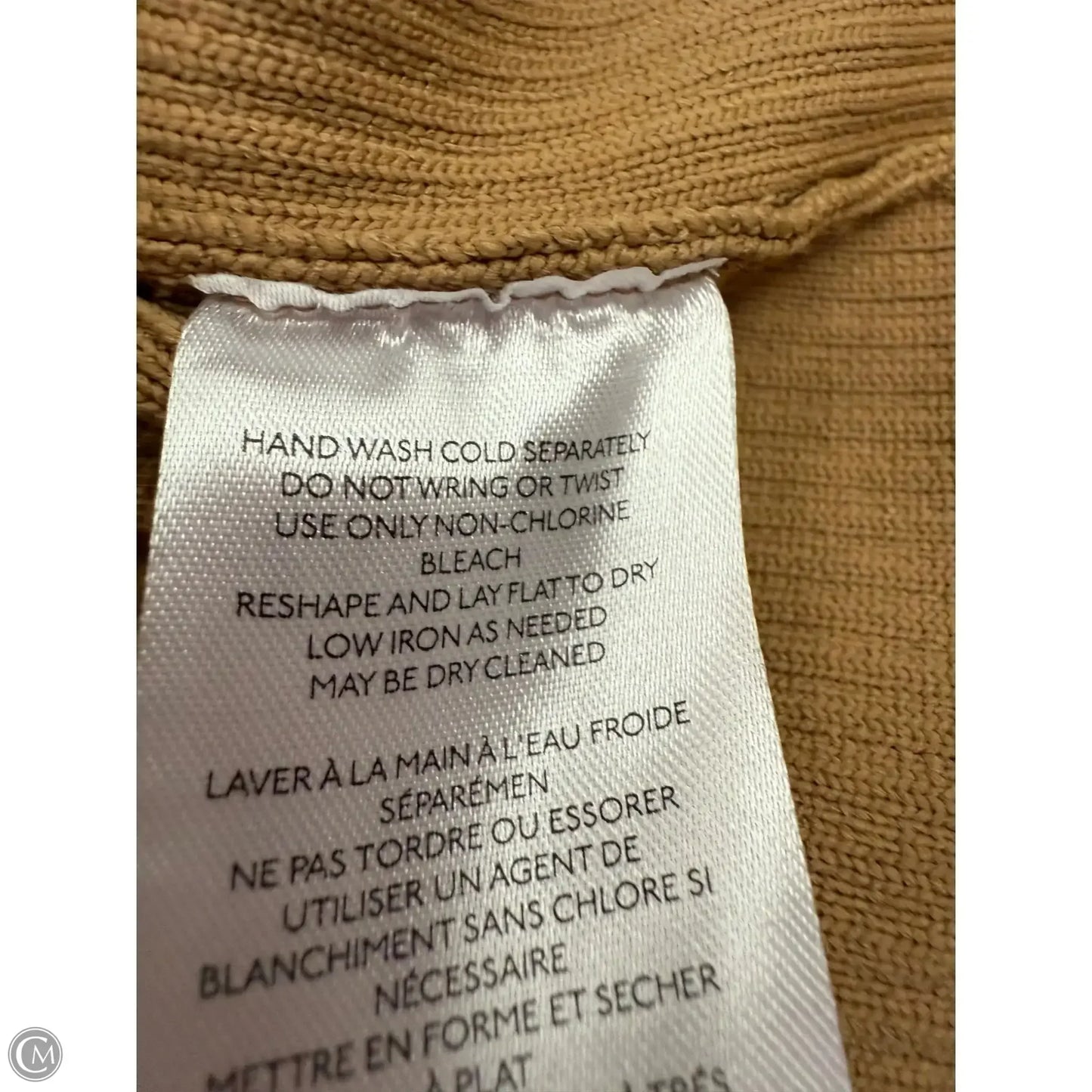 Dress Casual Midi By Anthropologie In Tan, Size: Xl