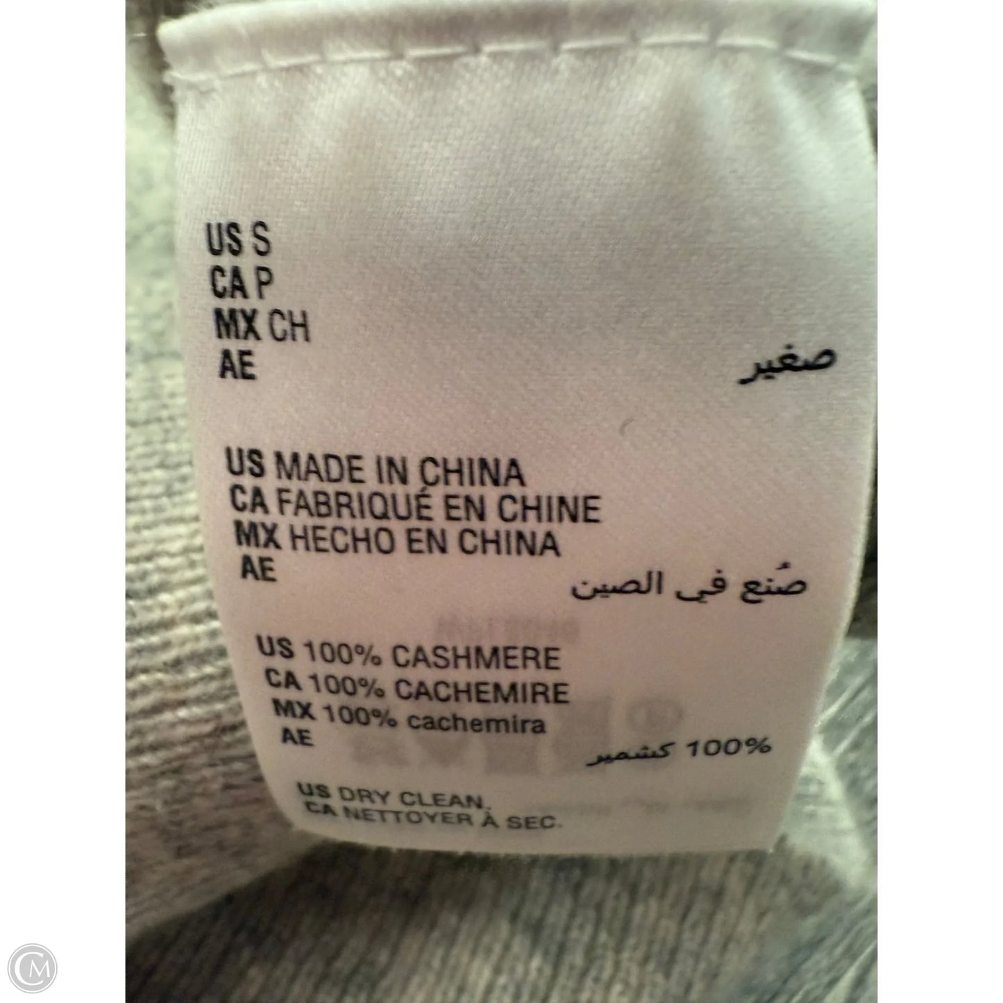 Sweater Cashmere By Charter Club In Grey, Size: S