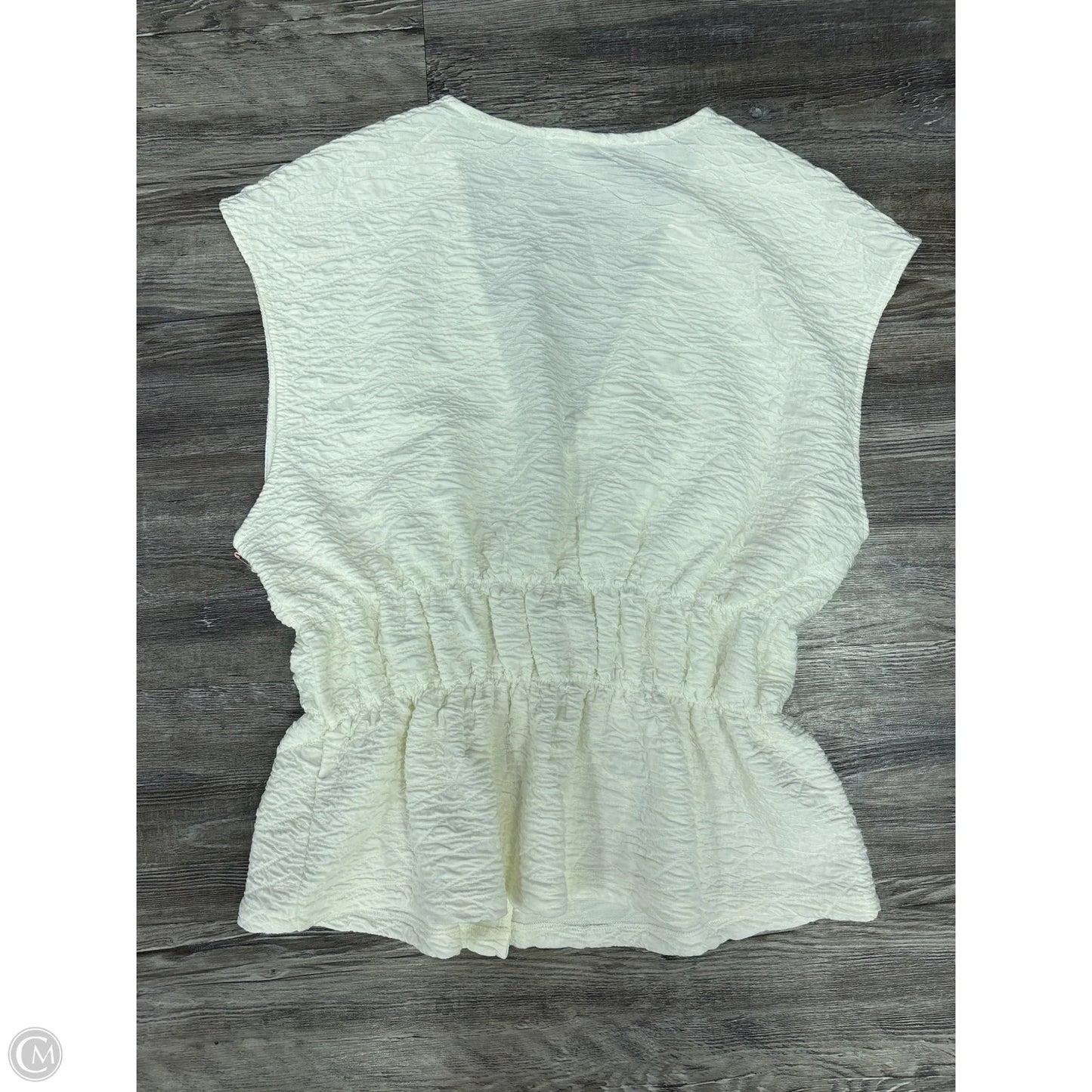 Top Sleeveless By Good American In White, Size: 2x