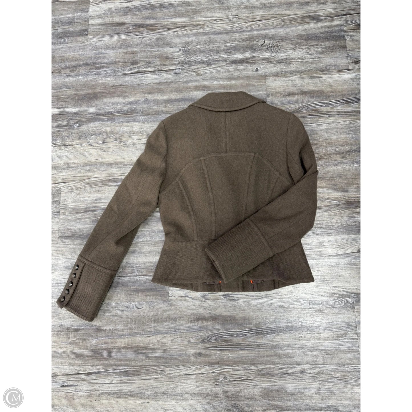 Coat Designer By Tory Burch In Brown, Size: 10