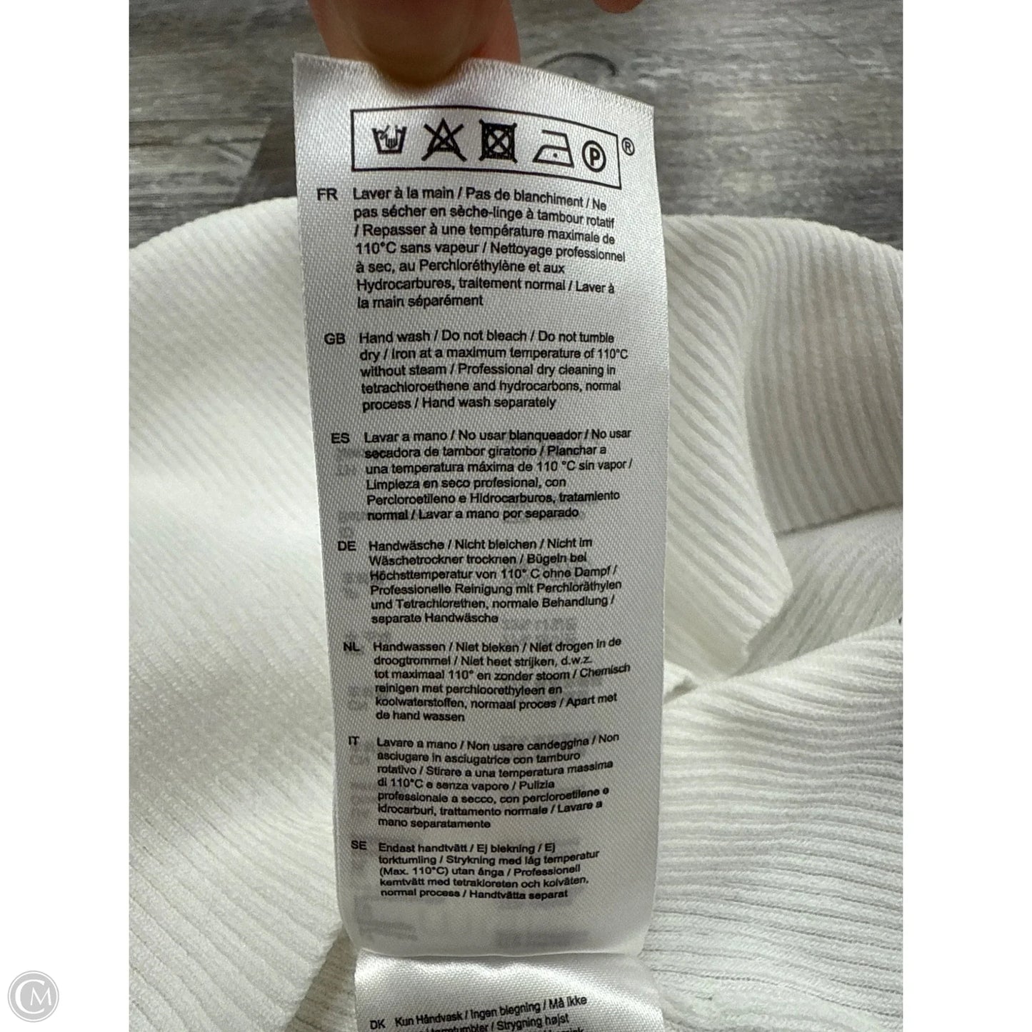Top Sleeveless By Maje In Cream, Size: M