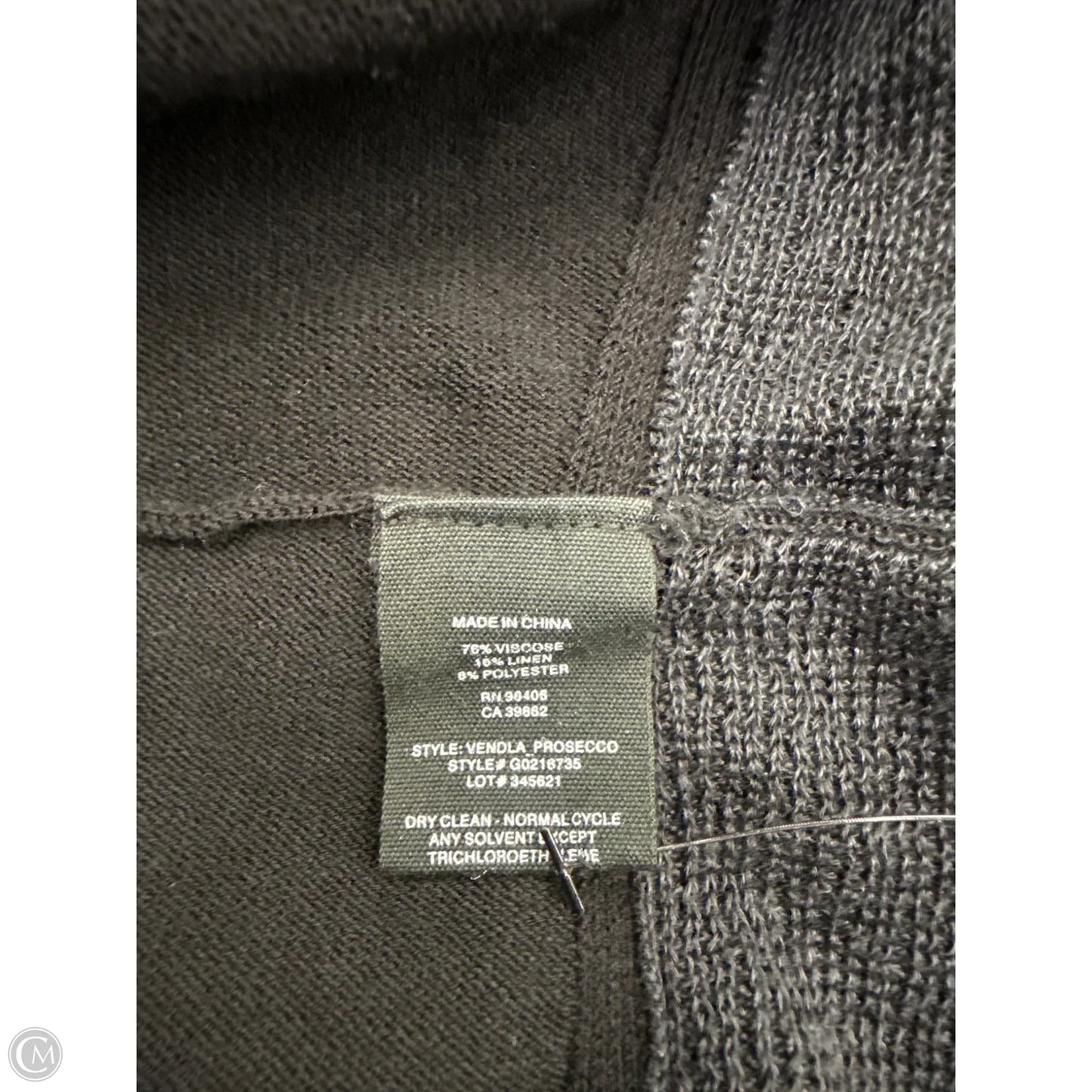 Top Sleeveless By Theory In Black, Size: M