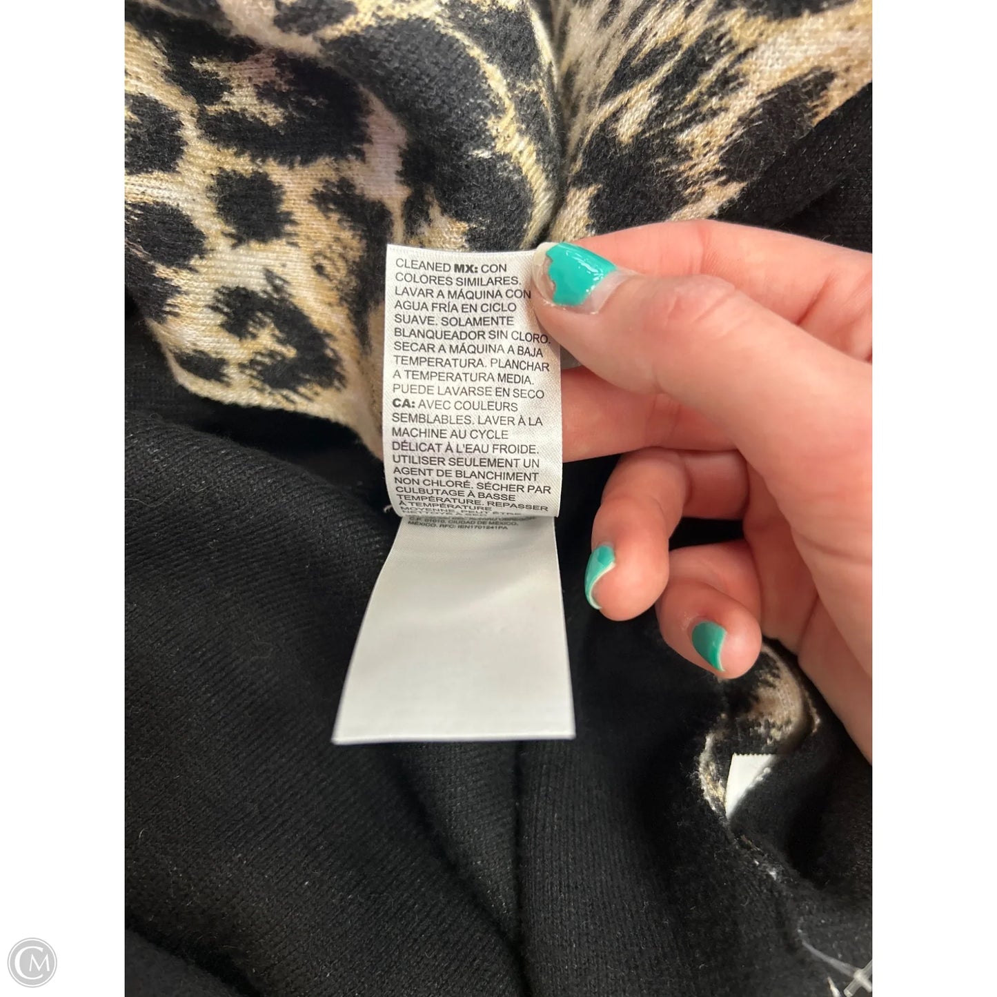 Cardigan By Chicos In Animal Print, Size: Xl