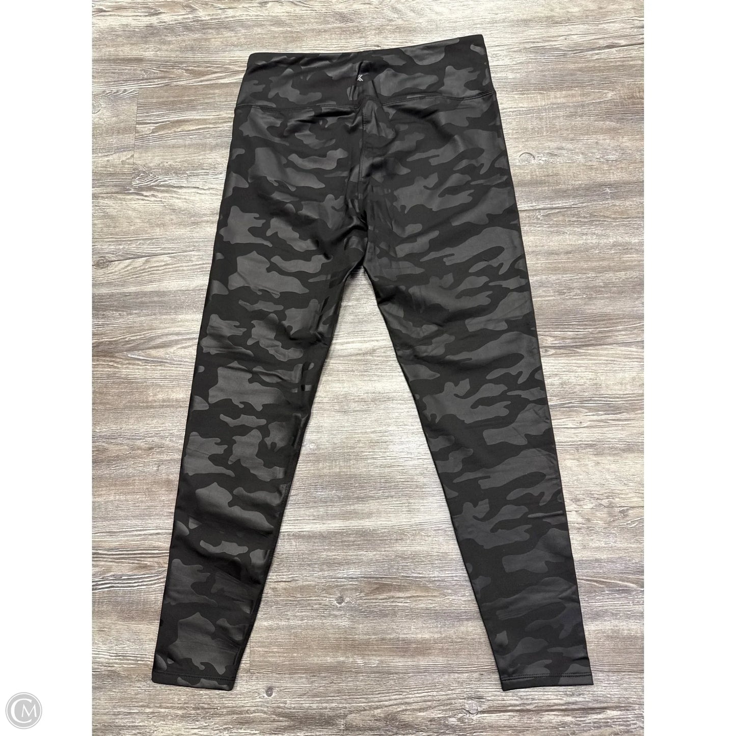 Athletic Leggings By Kyodan In Camouflage Print, Size: L