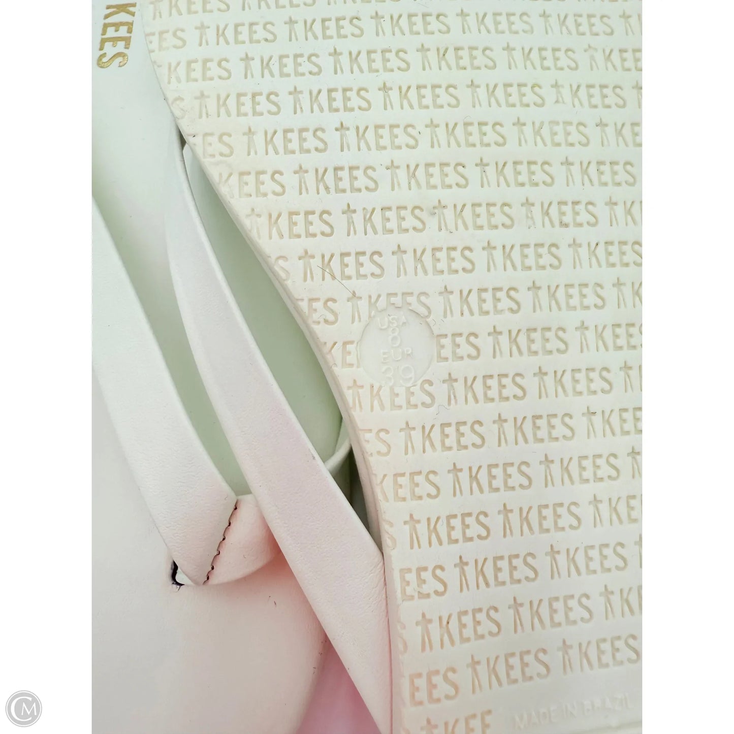 Sandals Flip Flops By TKEES In White, Size: 8