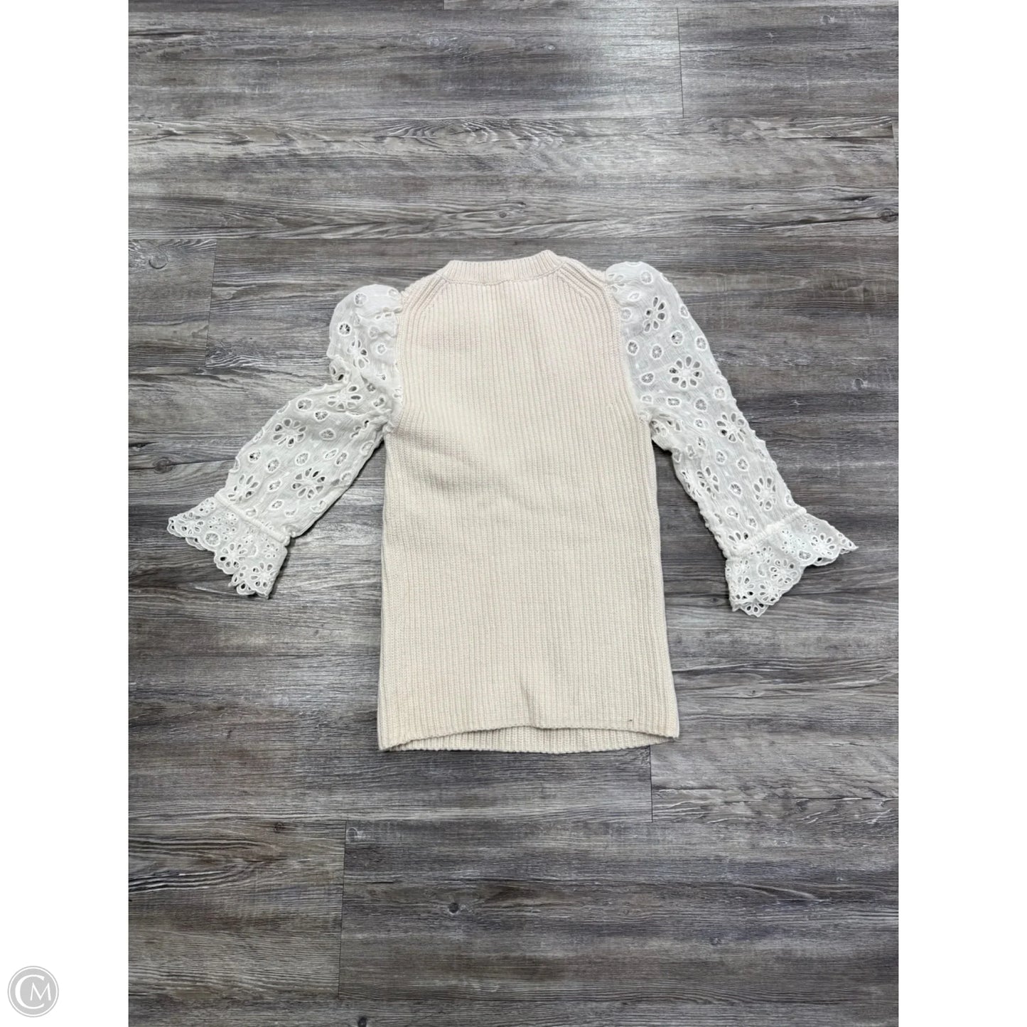 Sweater By Rebecca Taylor In Cream, Size: S