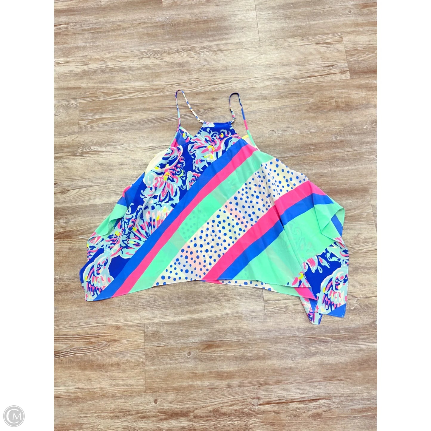 Top Sleeveless Designer By Lilly Pulitzer In Blue, Size: Xs