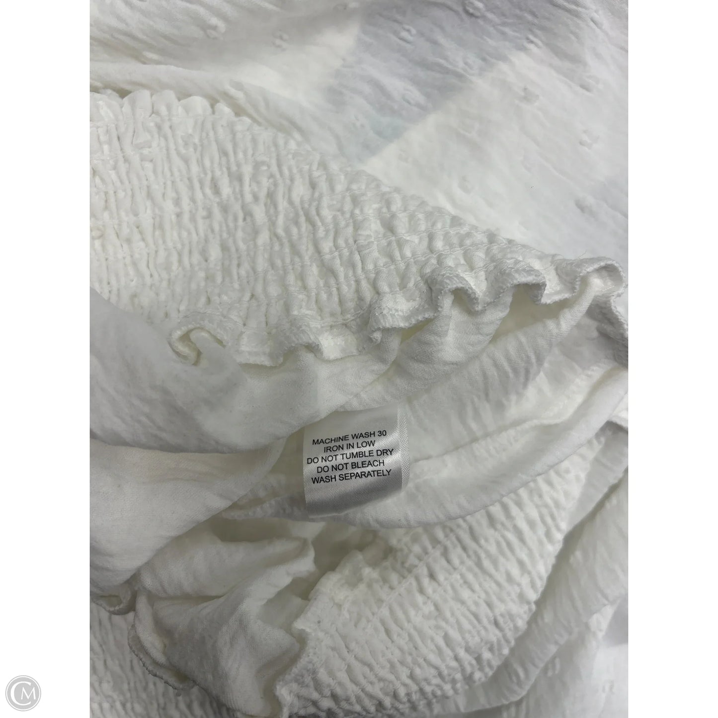 Top 3/4 Sleeve By Dl1961 In White, Size: 1x