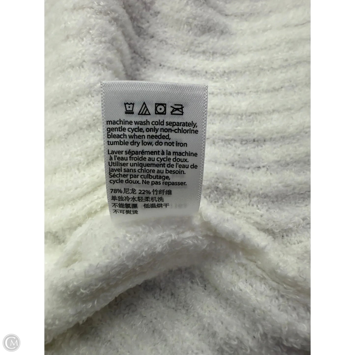 Sweater Cardigan By Barefoot Dreams In White, Size: S