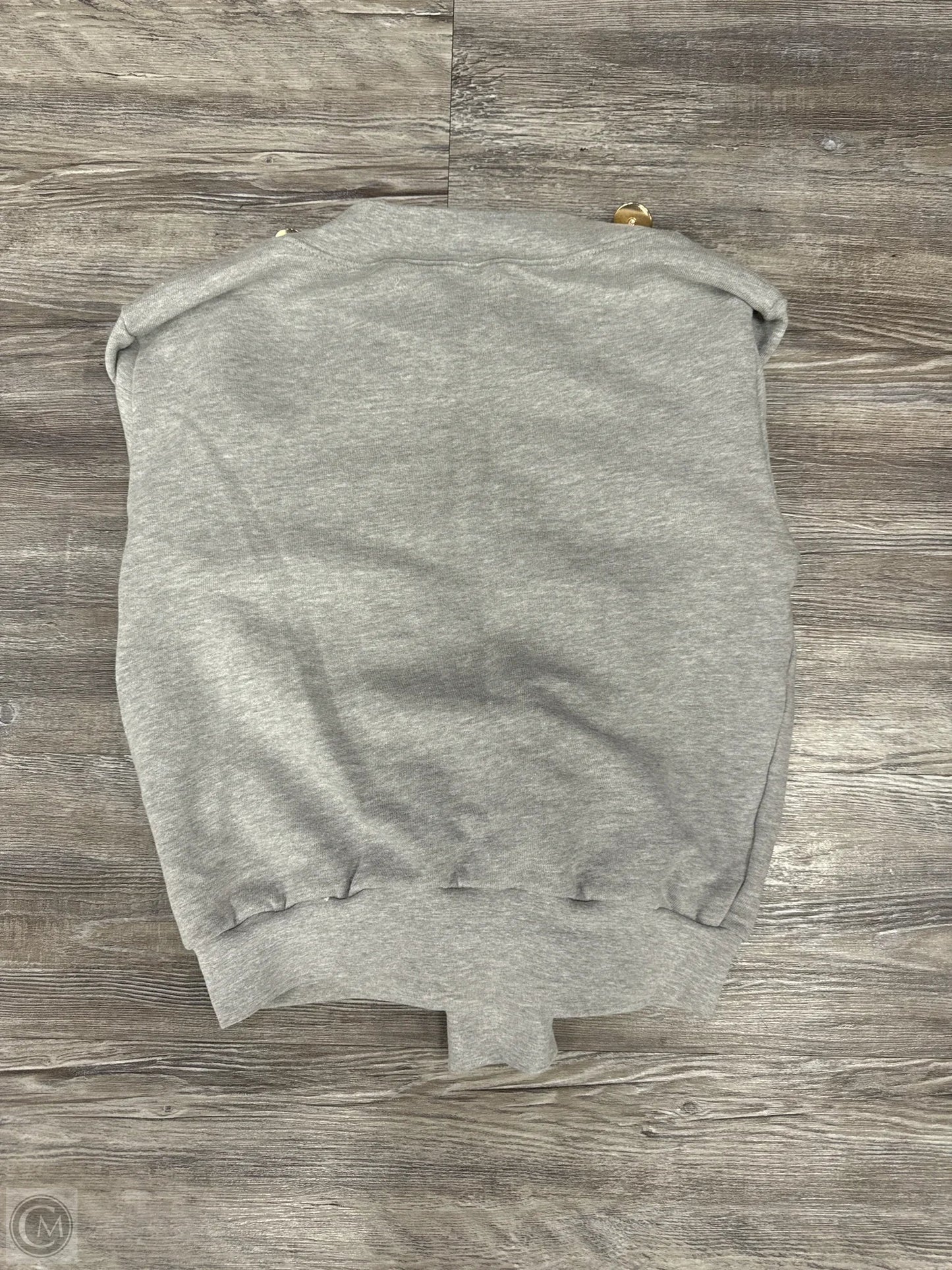 Sweatshirt Crewneck By Rodarte In Grey & White, Size: Xs