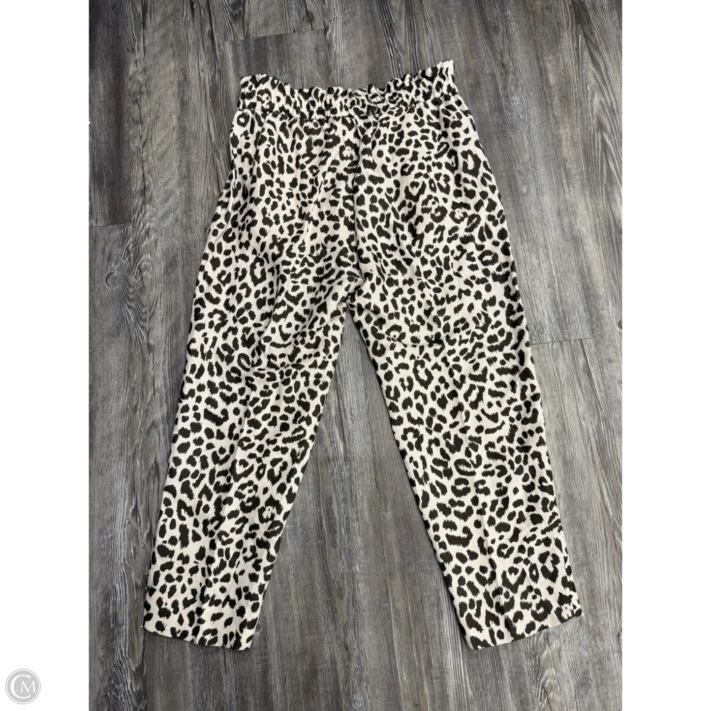 Pants Cropped By J. Crew In Animal Print, Size: 8p