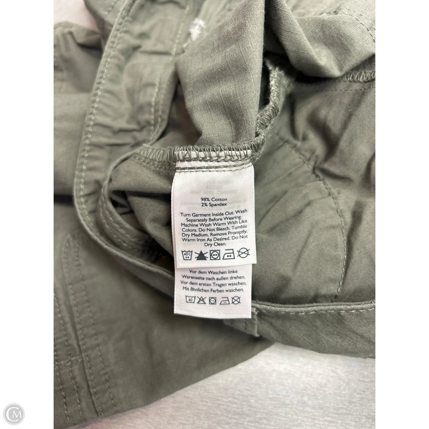 Shorts By Eddie Bauer In Green, Size: 18