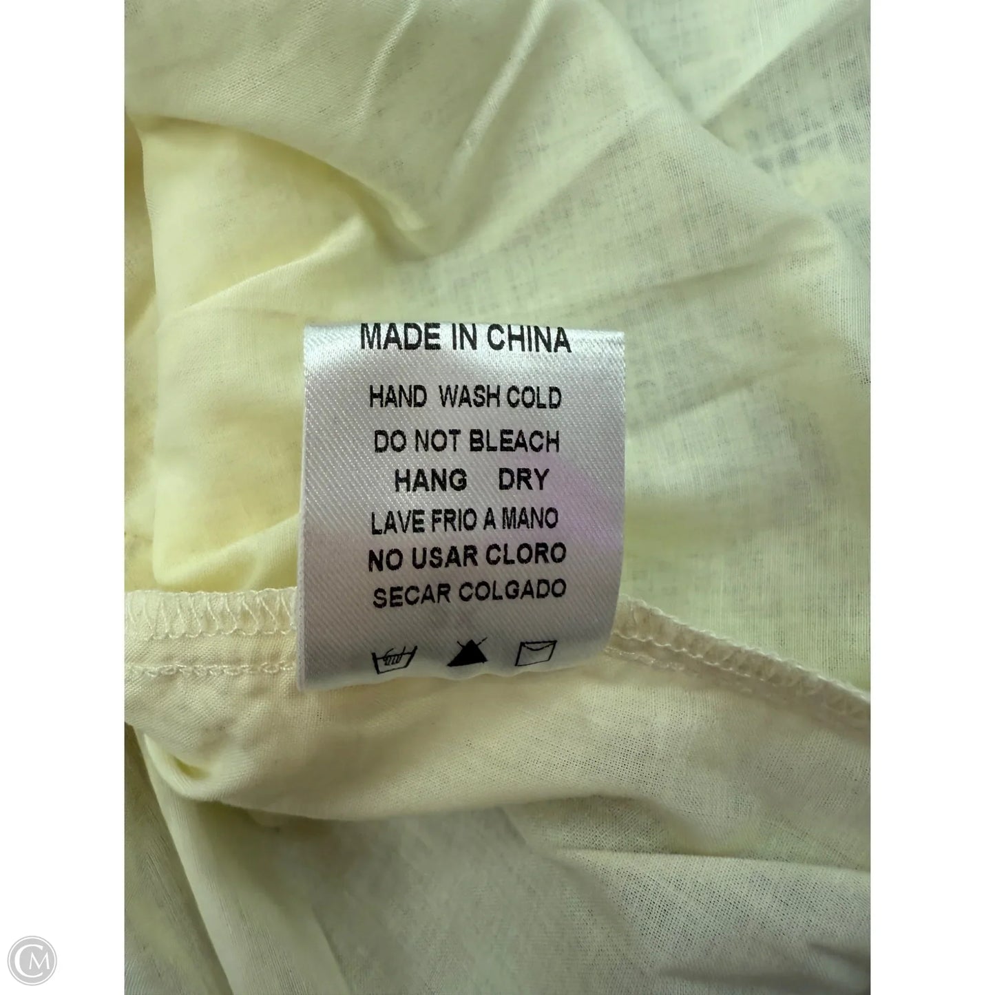 Top Short Sleeve By Like Love In Cream, Size: 3x