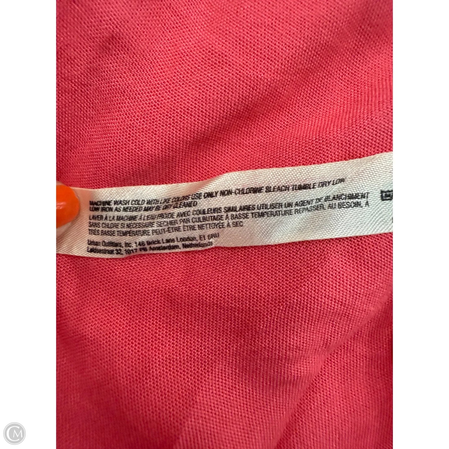 Dress Party Long By Anthropologie In Coral, Size: S