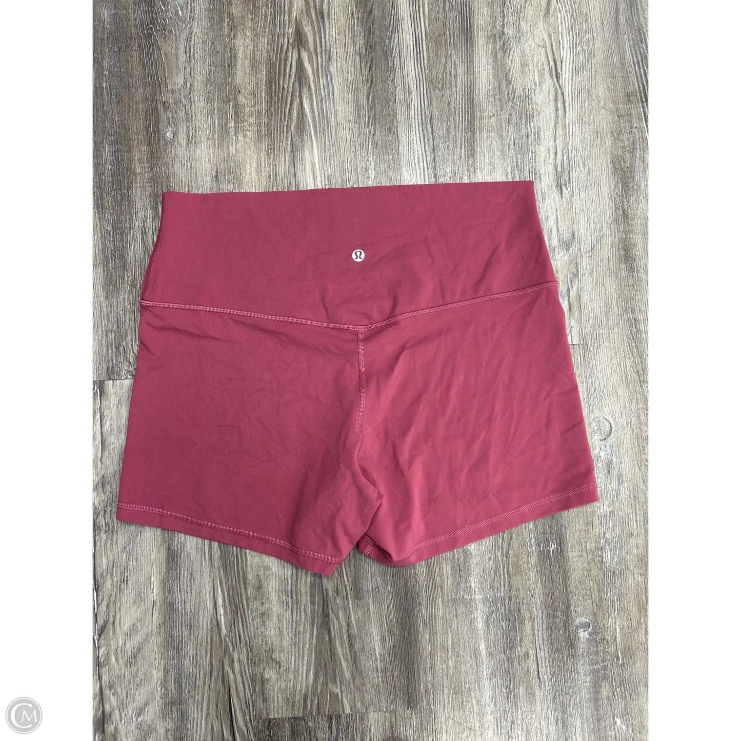 Athletic Shorts By Lululemon In Pink, Size: 14