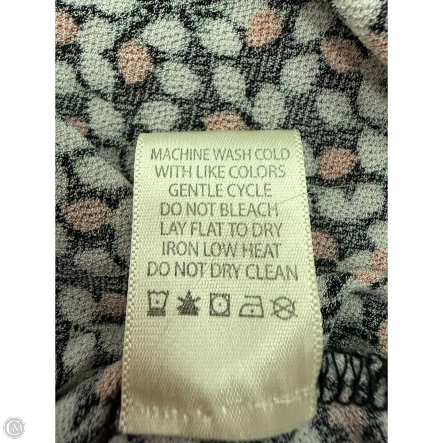 Top Long Sleeve Basic By Max Studio In Pink & White, Size: 2x