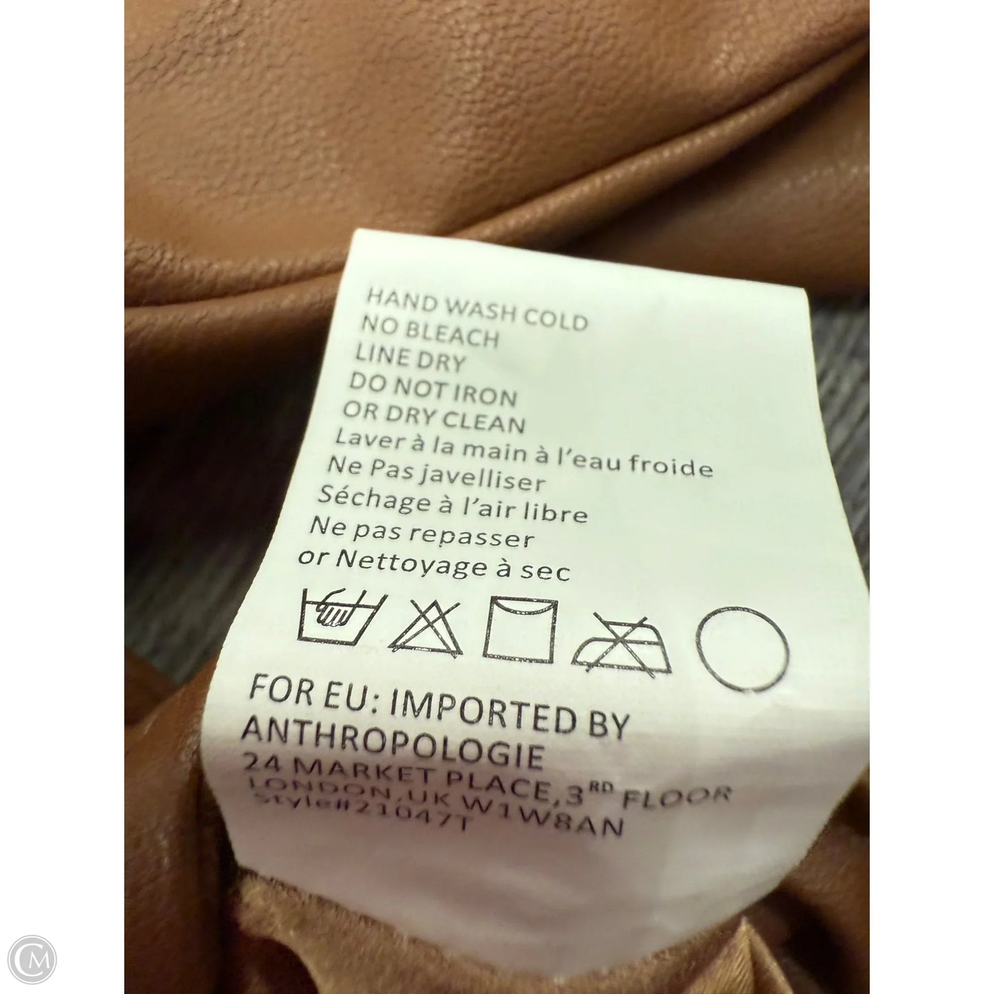 Jacket Moto By Tiny In Brown, Size: M