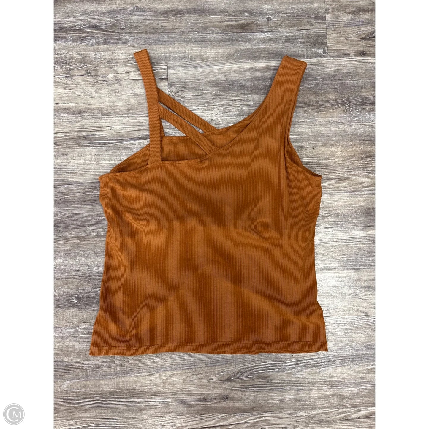 Top Sleeveless By White Birch In Brown, Size: 2x