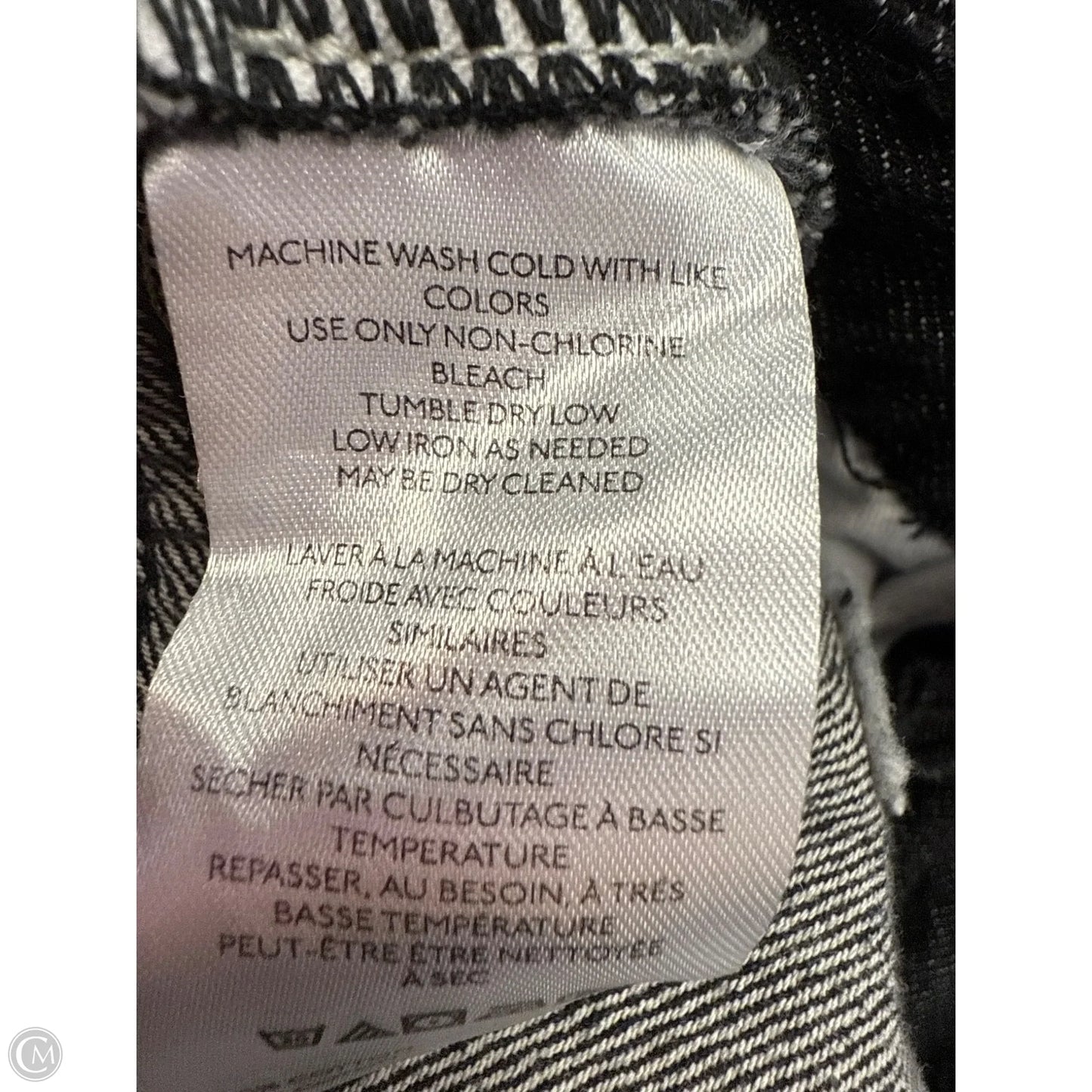 Jeans Wide Leg By Pilcro In Black Denim, Size: 12l