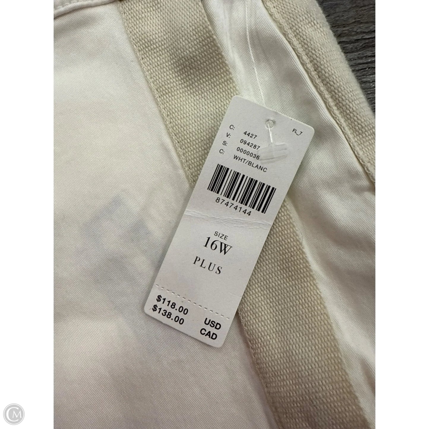 Pants Cargo & Utility By Anthropologie In White, Size: 16