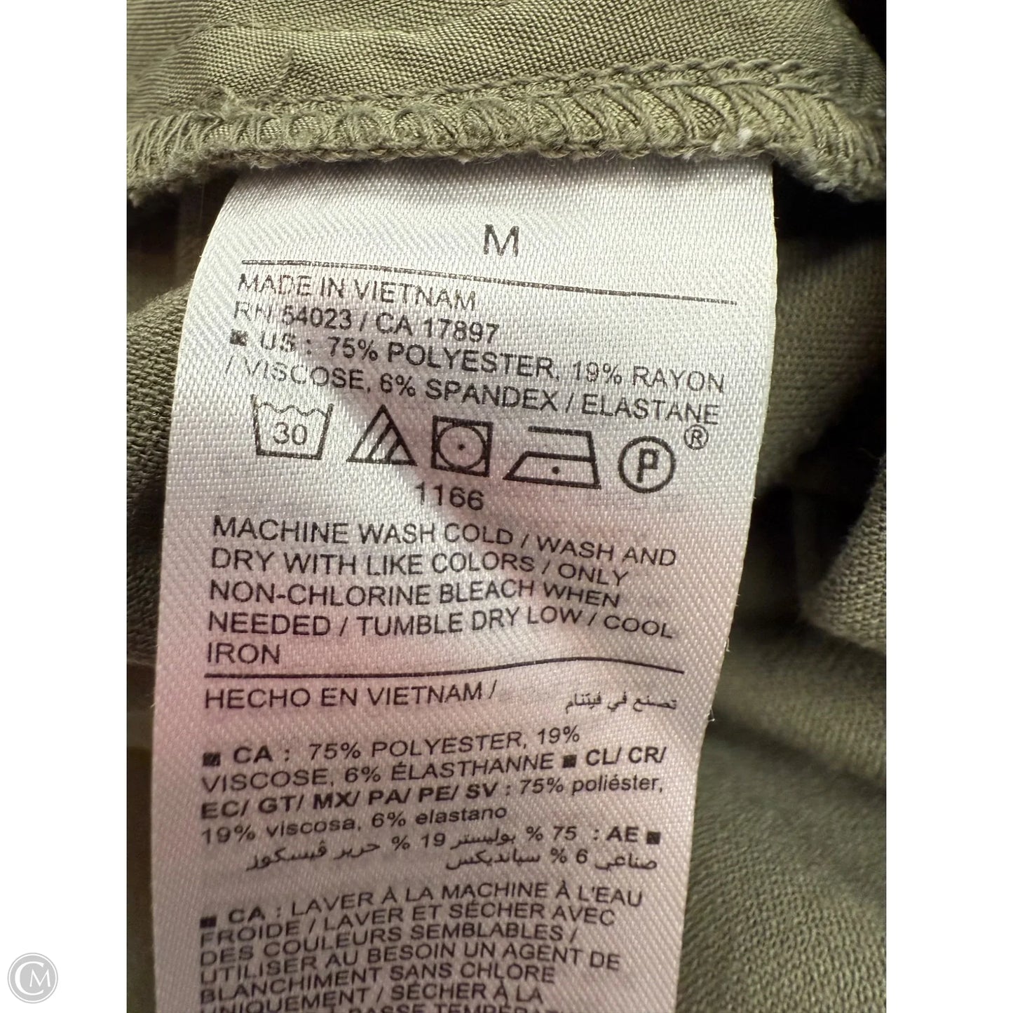 Pants Wide Leg By Old Navy In Green, Size: M