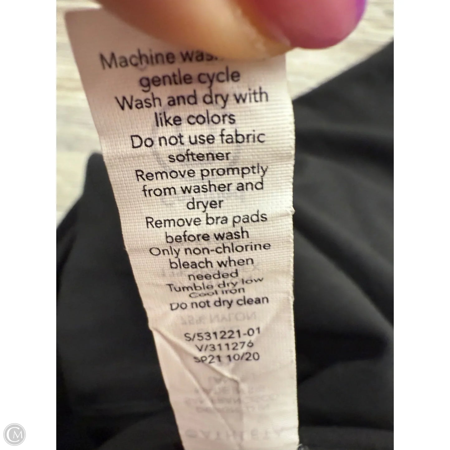 Athletic Tank Top By Athleta In Black, Size: 2x