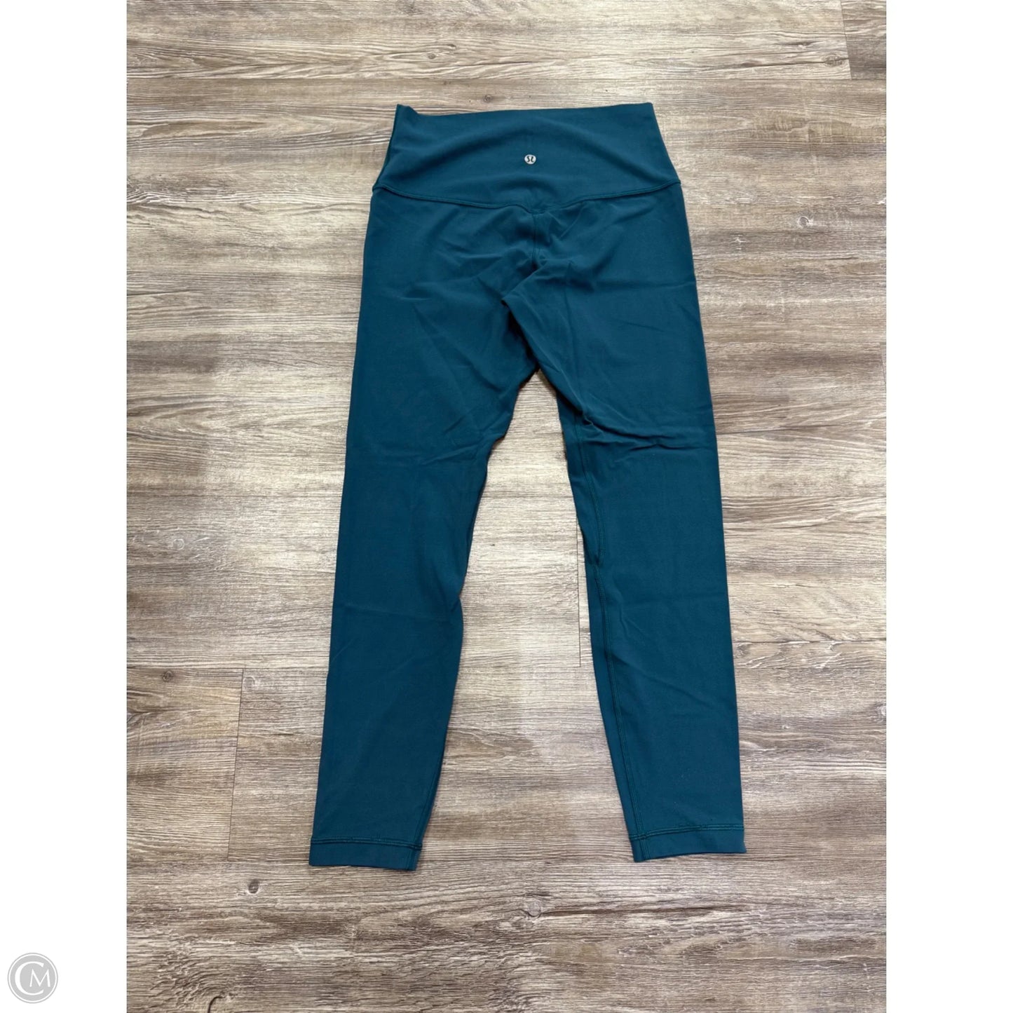 Athletic Leggings By Lululemon In Teal, Size: 8