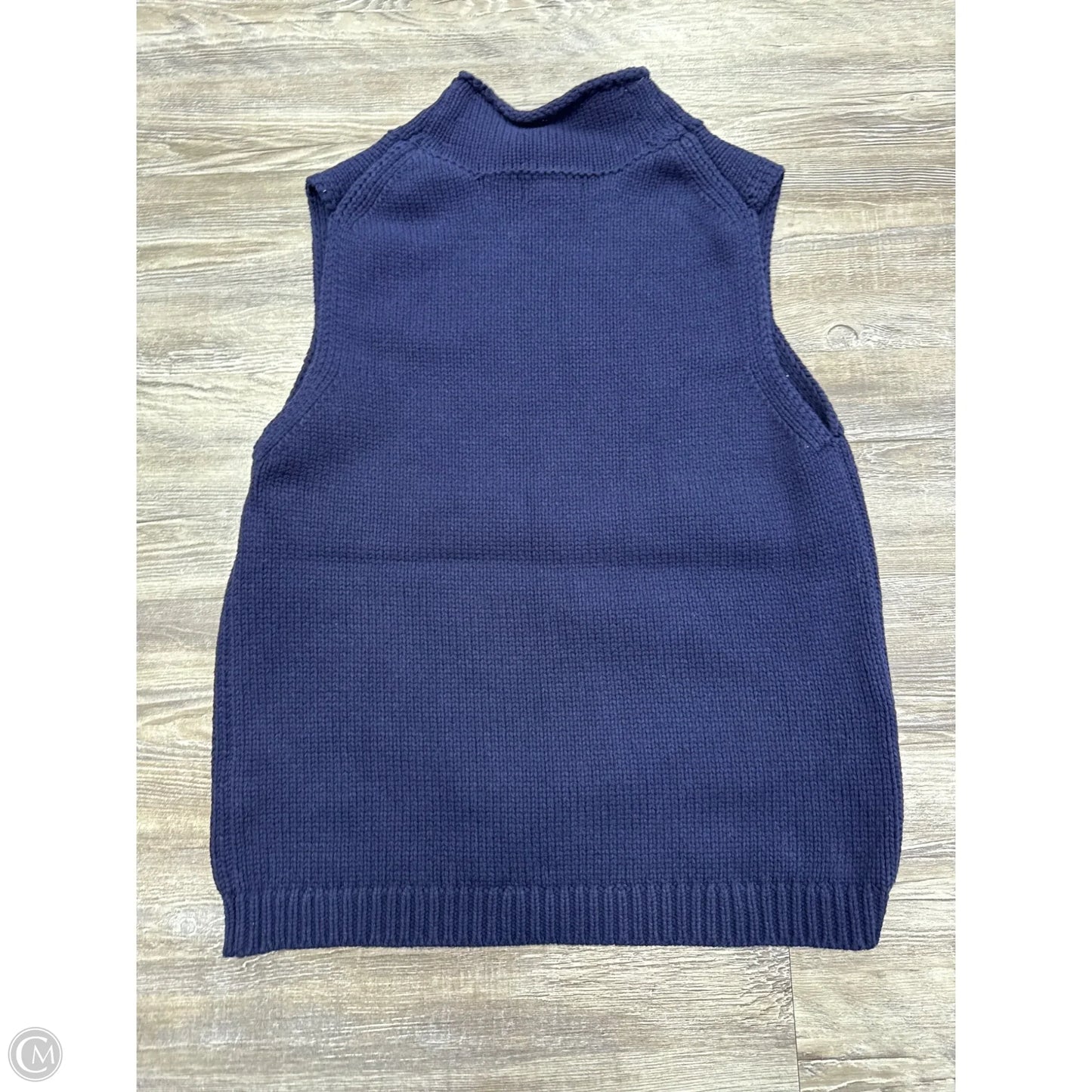 Top Sleeveless By Marled In Navy, Size: Xl