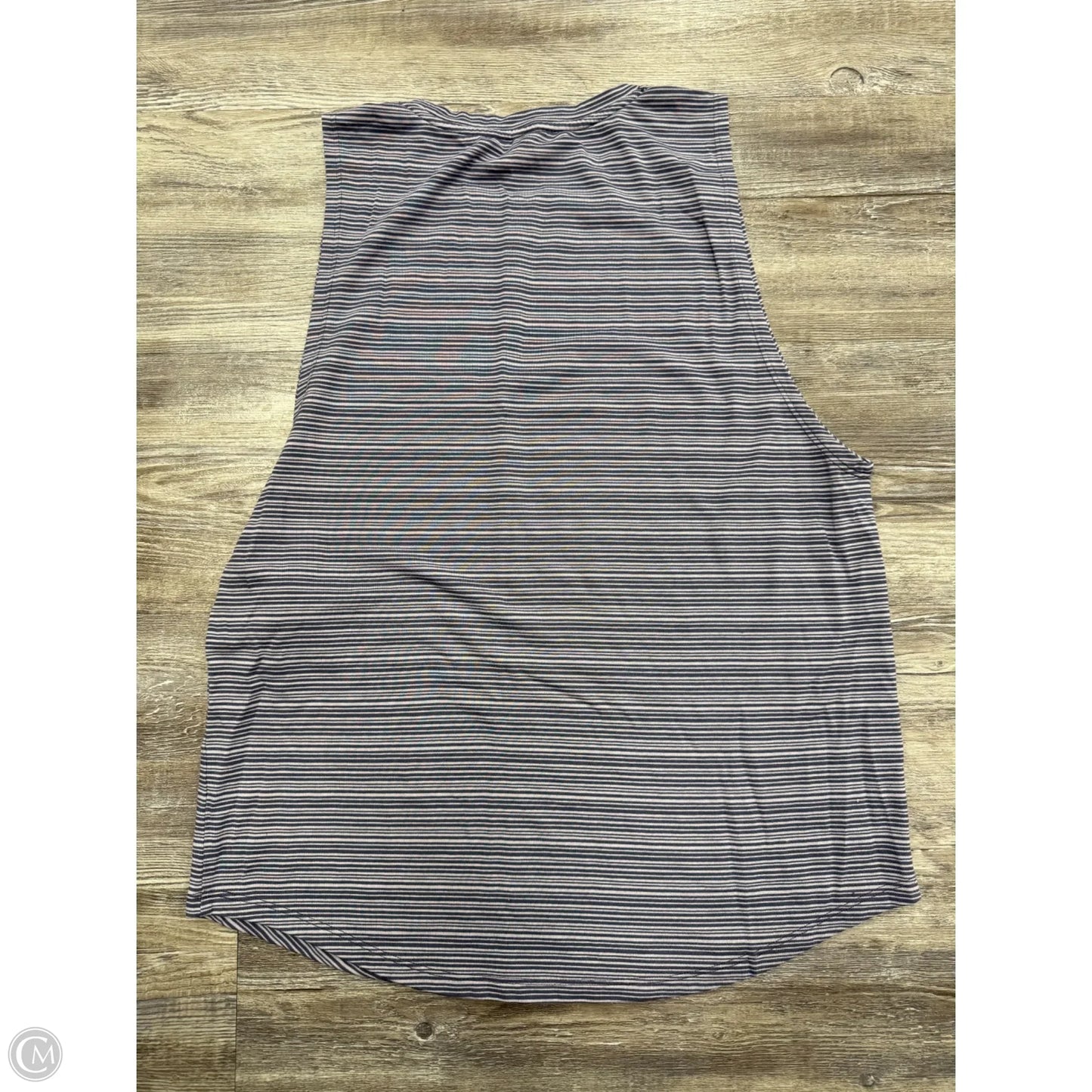 Athletic Tank Top By Athleta In Blue & Grey, Size: S