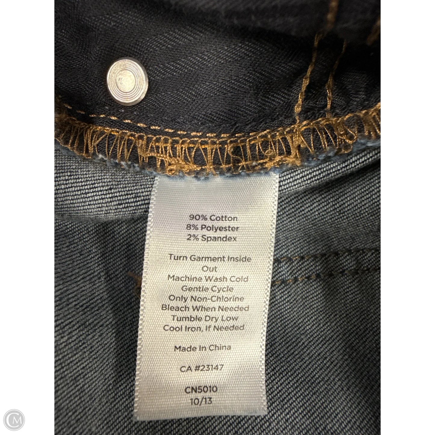 Skirt Mini & Short By Talbots In Blue Denim, Size: 10
