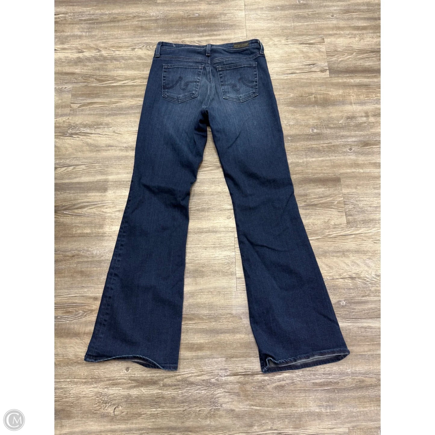 Jeans Boot Cut By Ag Jeans In Blue Denim, Size: 8