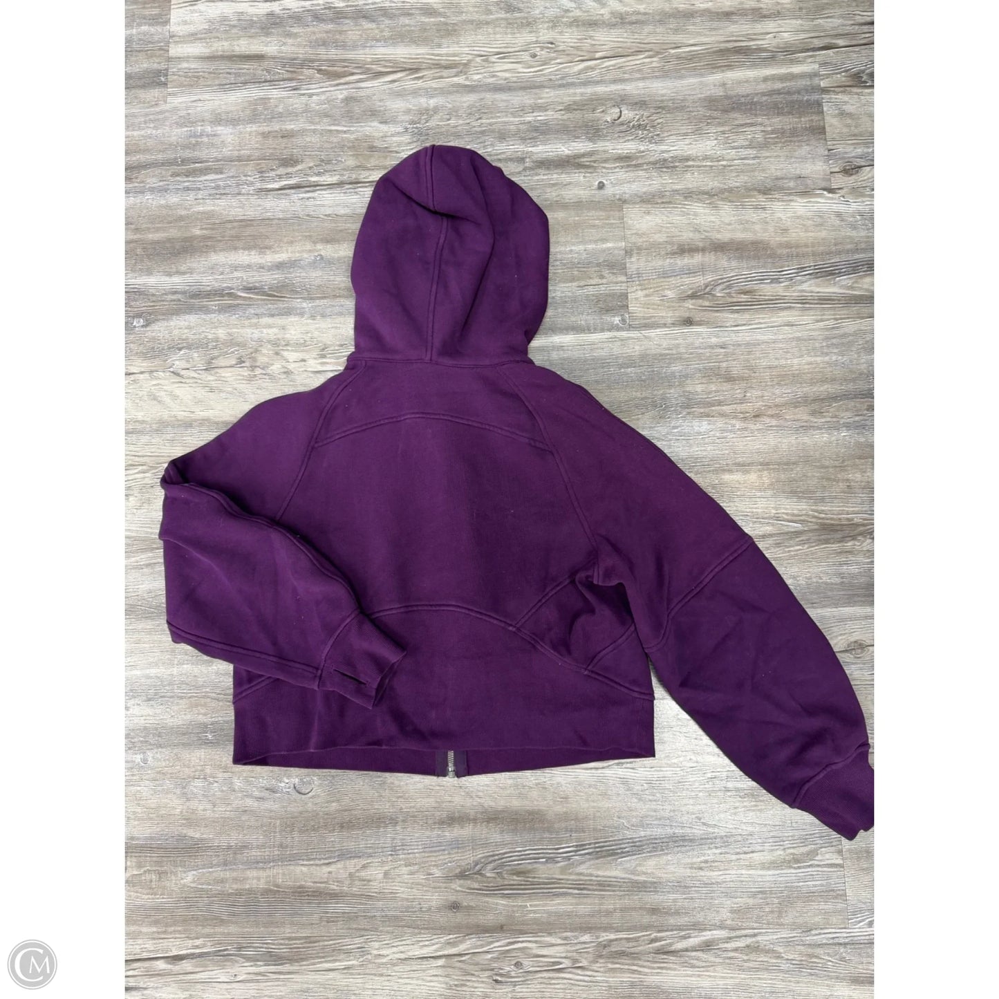 Athletic Sweatshirt Hoodie By Lululemon In Purple, Size: Xs