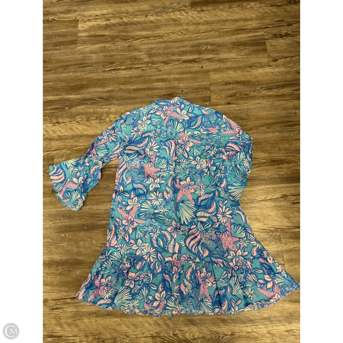 Dress Designer By Lilly Pulitzer In Blue & Pink, Size: Xs