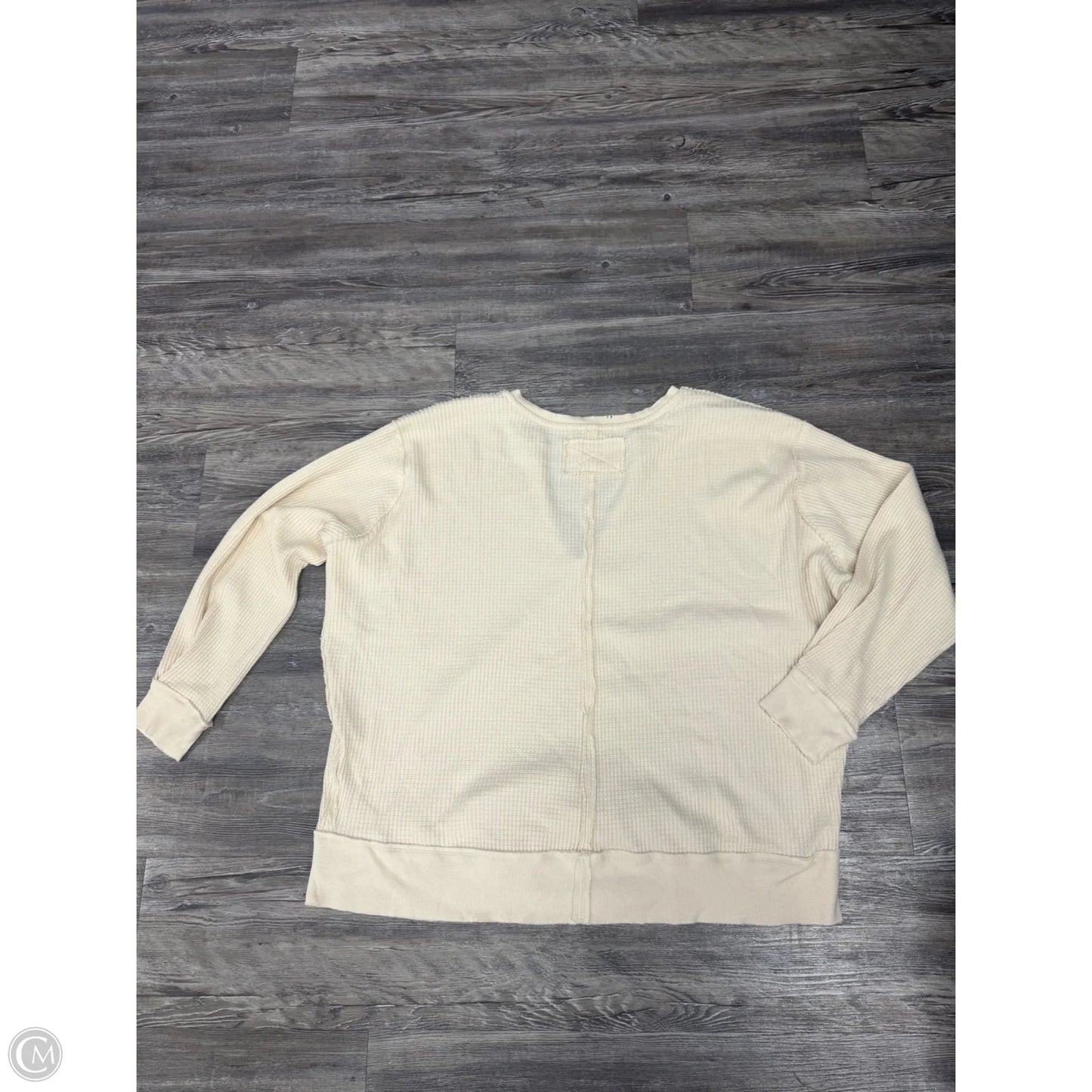 Top Long Sleeve By We The Free In Cream, Size: Xs