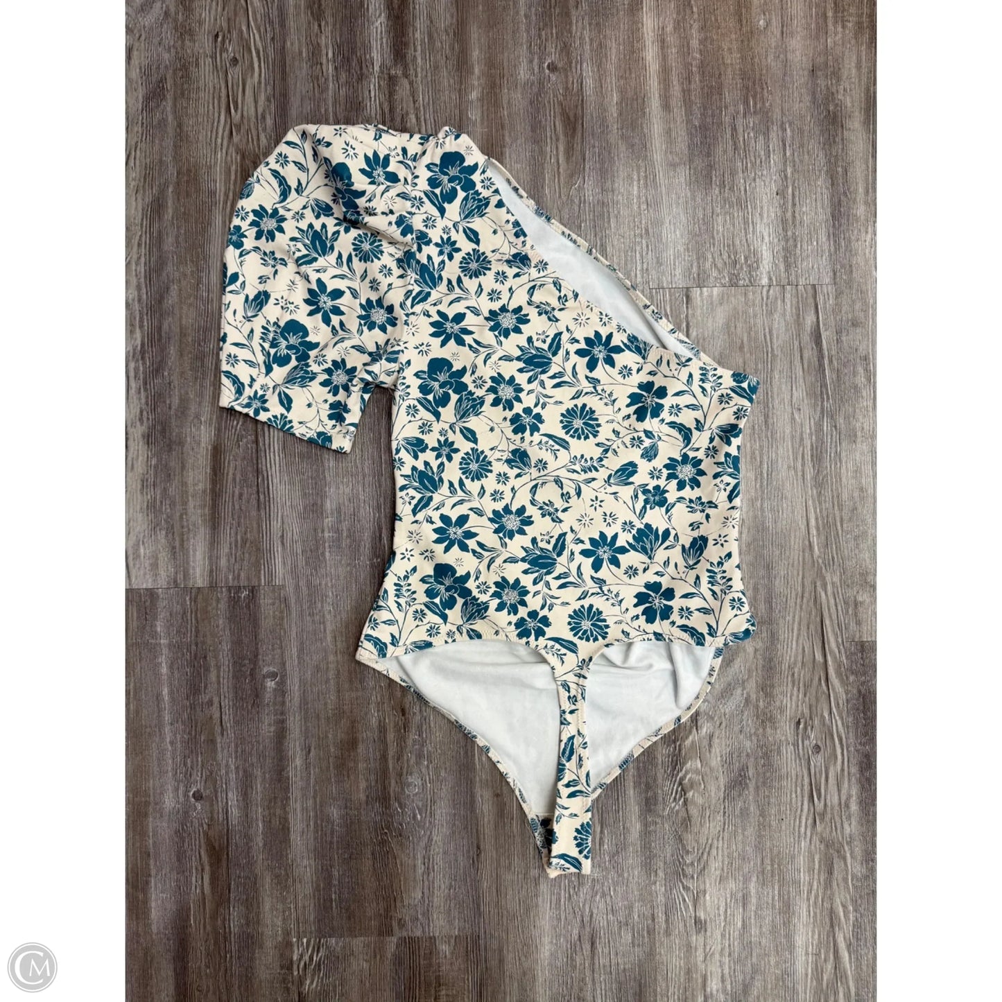 Bodysuit By Free People In Blue & White, Size: M