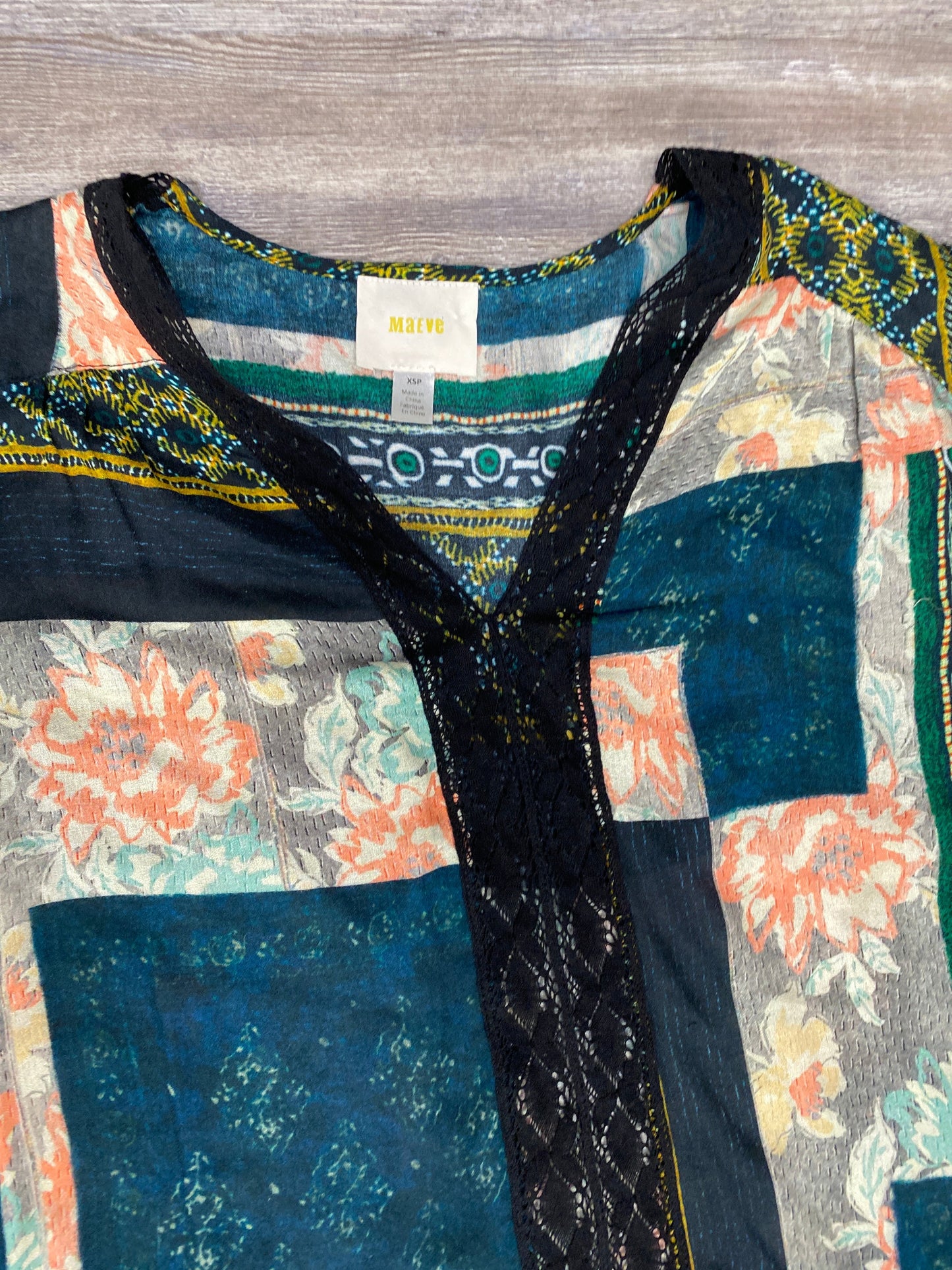 Top Long Sleeve By Maeve Size: Petite Xs