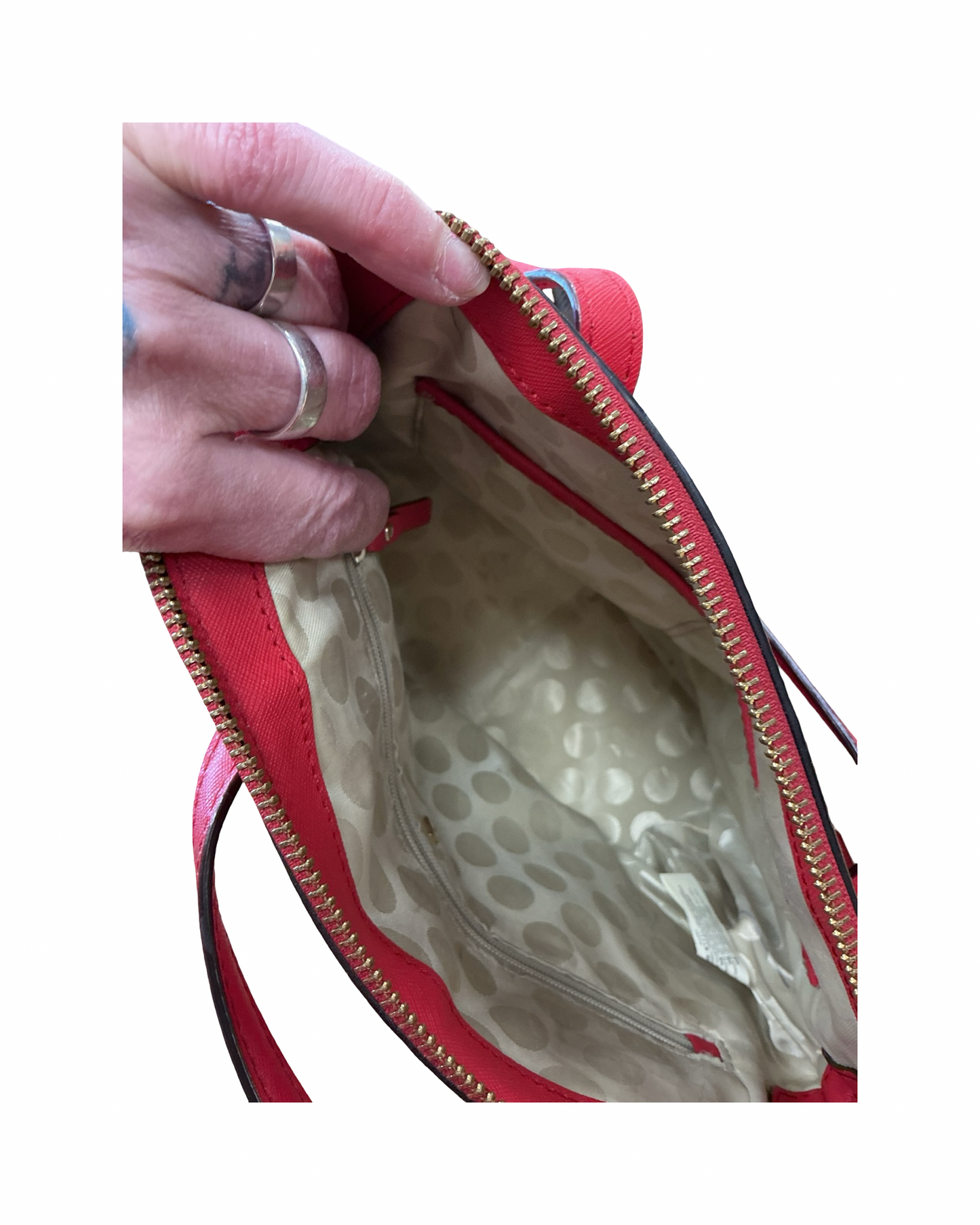 Handbag Designer By Kate Spade In Red, Size:Medium