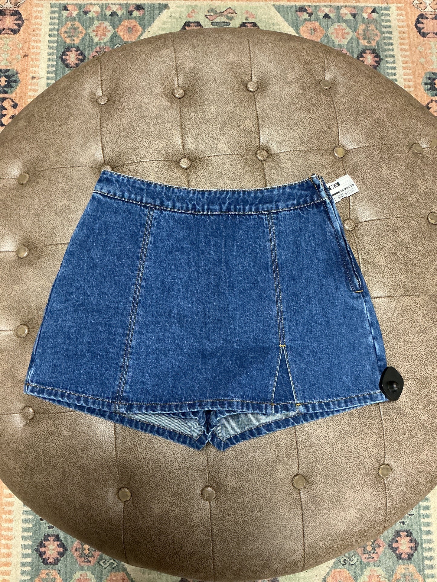 Skort By English Factory In Blue Denim, Size:M