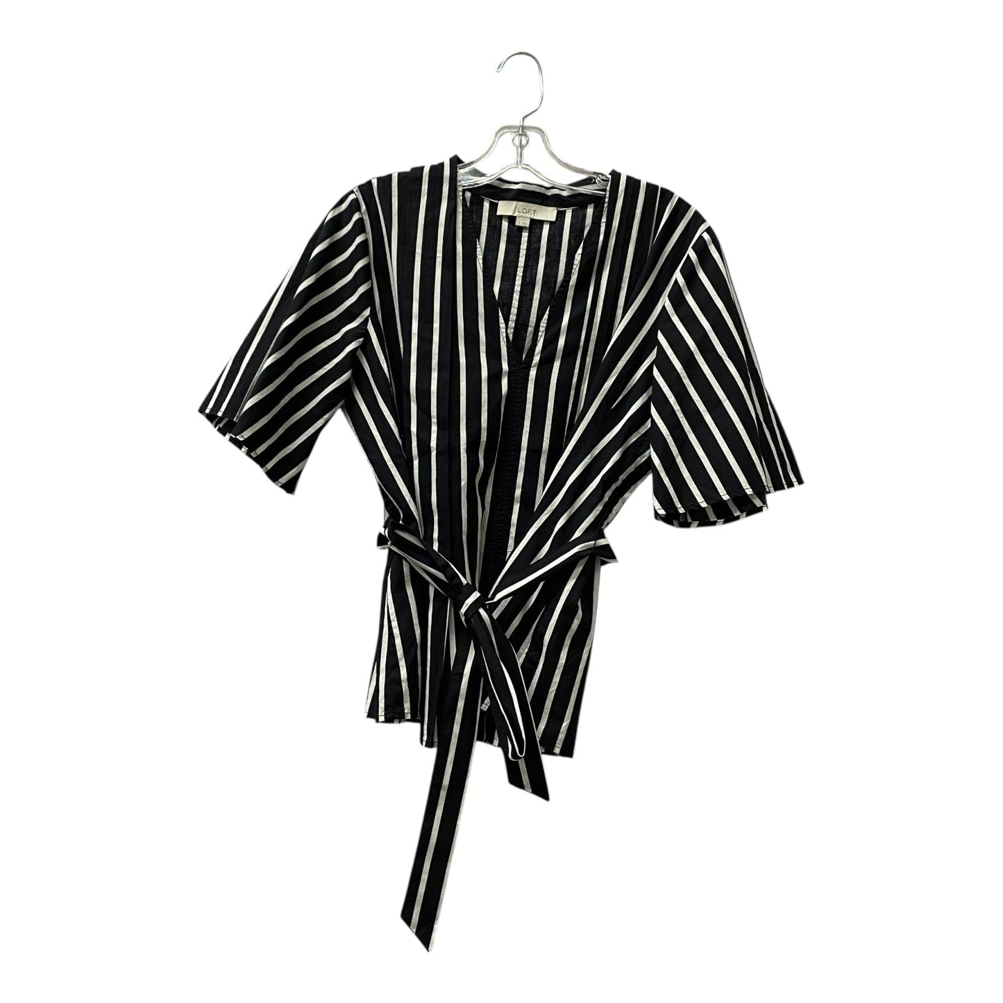 Top Ss By Loft In Black & White, Size:M