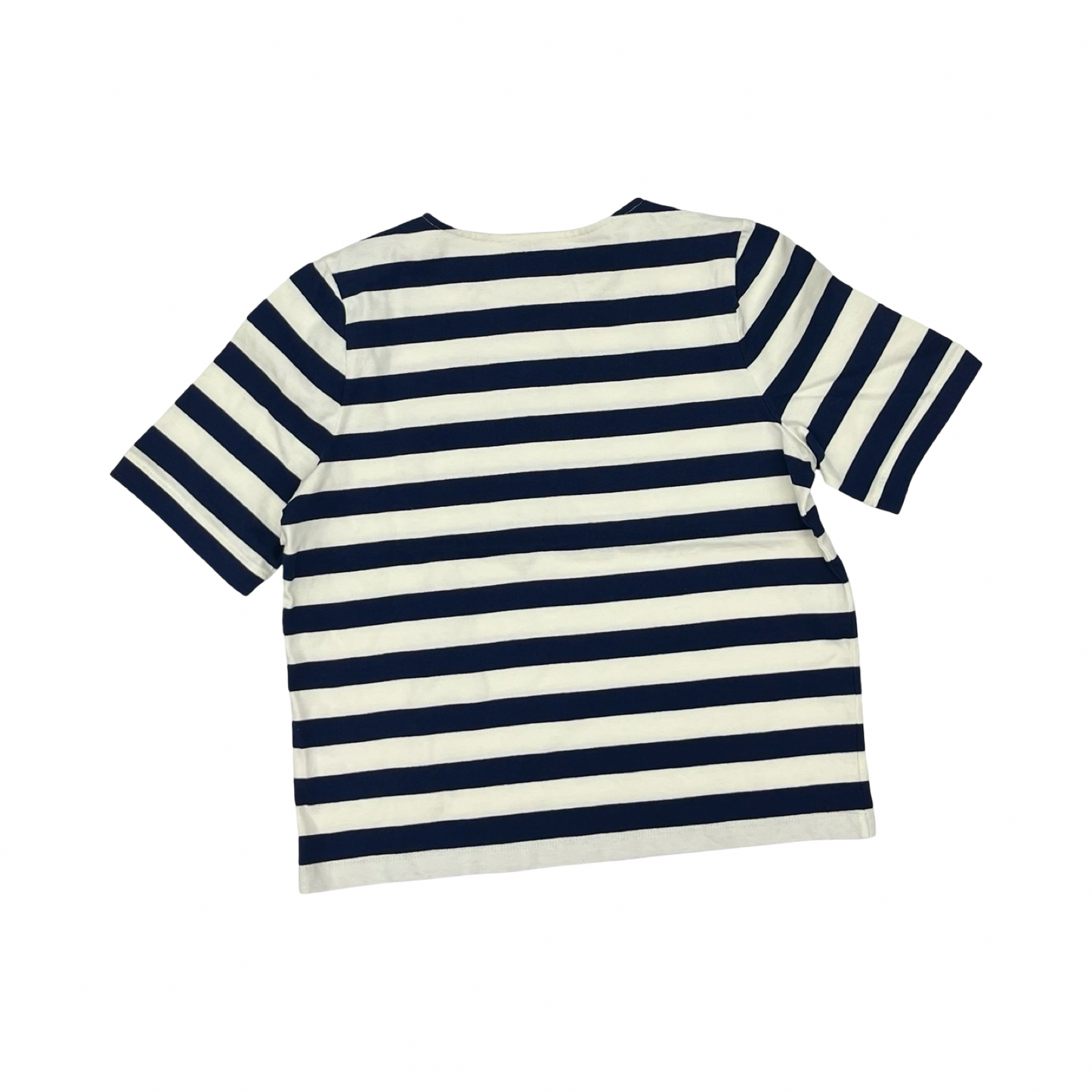 Top Ss By J. Crew In Blue & White, Size:M